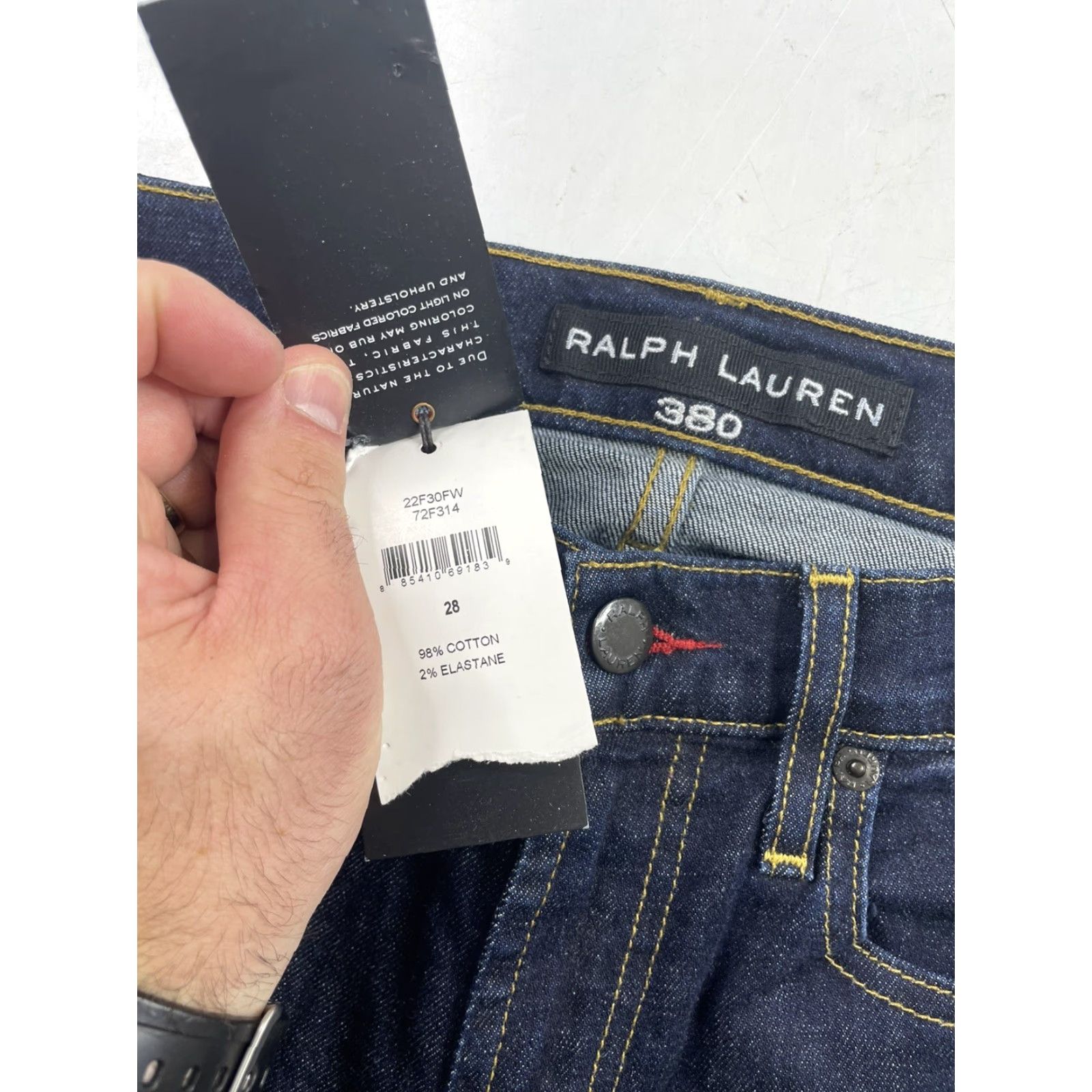 Ralph Lauren VINTAGE NWT Ralph Lauren Jeans 28 Womens Straight Slim Boot Stretch Denim Blue Size 28" / US 6 / IT 42 - 5 Thumbnail