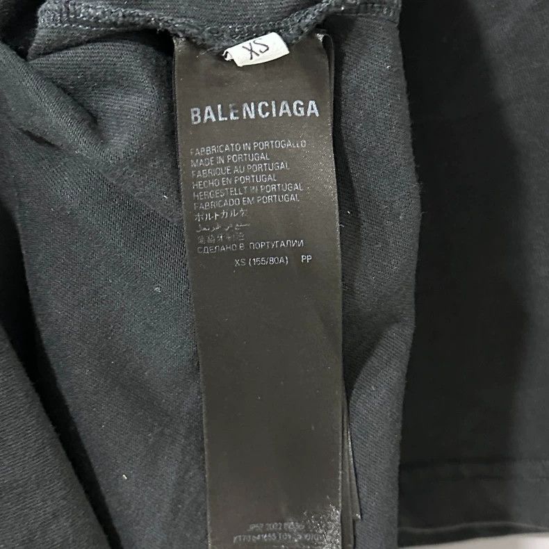 Balenciaga Balenciaga Graffiti logo black short sleeve Size US XS / EU 42 / 0 - 7 Thumbnail
