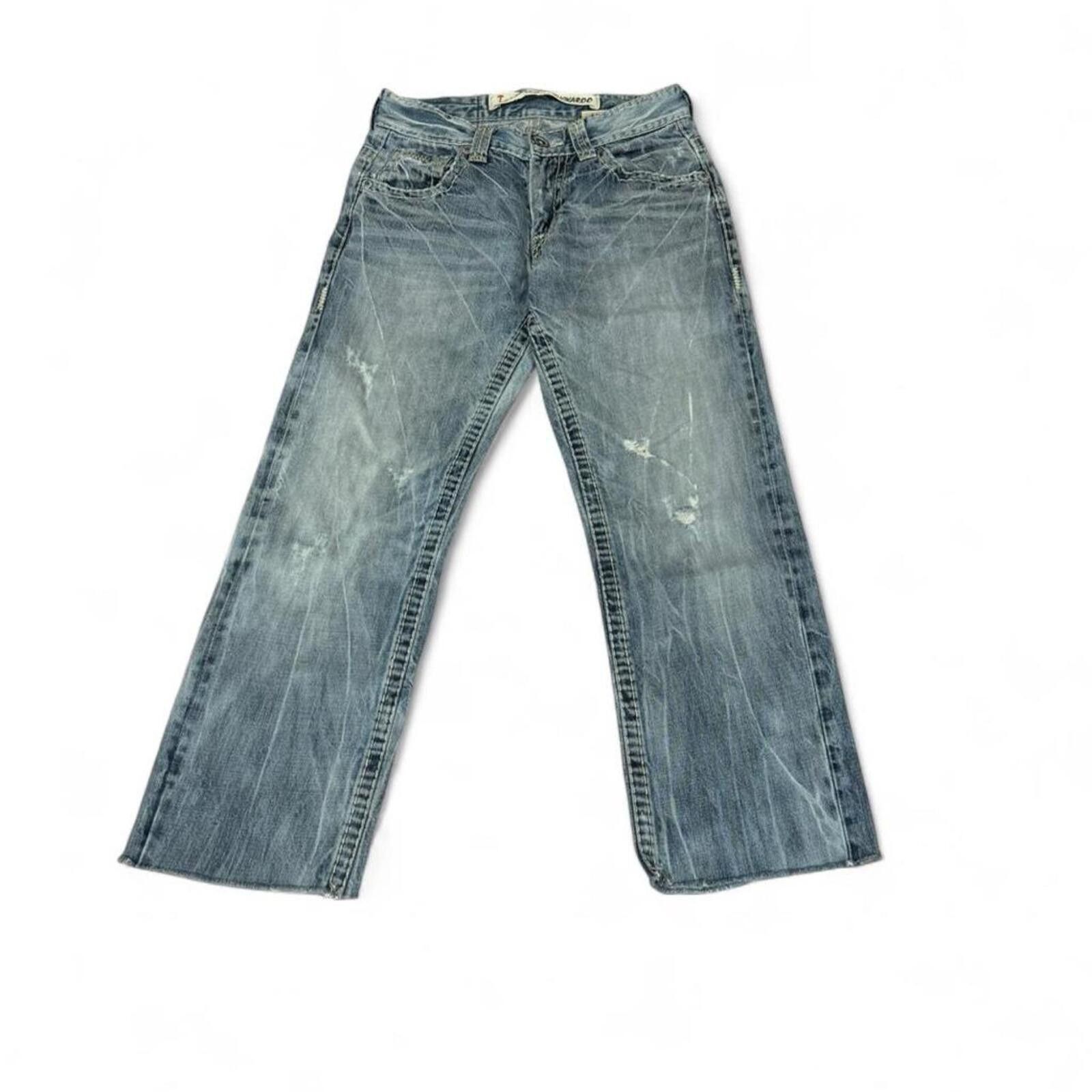 True Religion Buckaroo capri style denim jeans Size 28" / US 6 / IT 42 - 3 Thumbnail