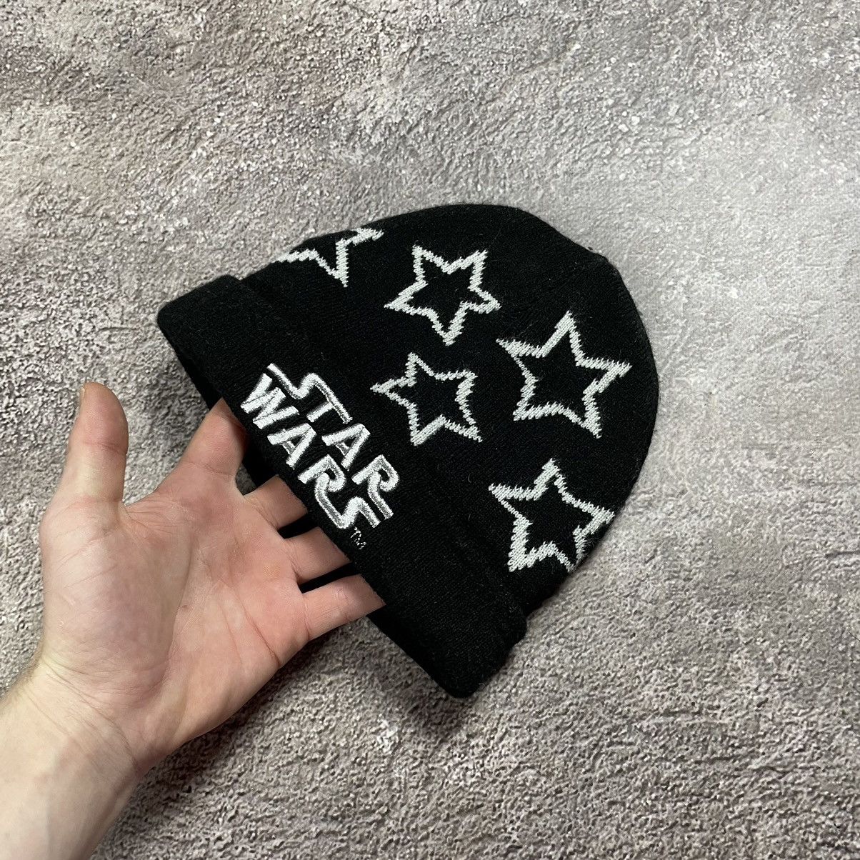 Vintage Vintage 90s Star Wars Beanie Grunge Streetwear Black Slim OS Size ONE SIZE - 4 Thumbnail