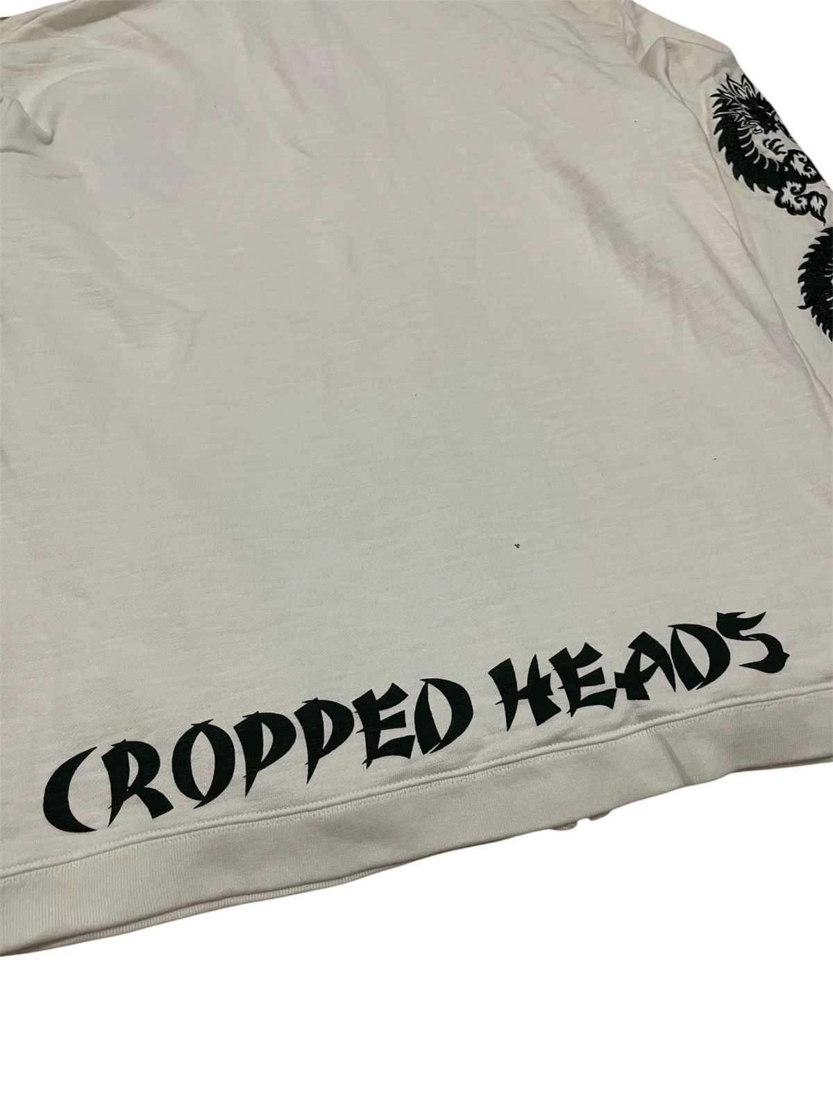 Karakuri Tamashii Y2K Cropped Heads Embroidered Sukajan Dragon Zipper Hoodie Size US L / EU 52-54 / 3 - 7 Thumbnail