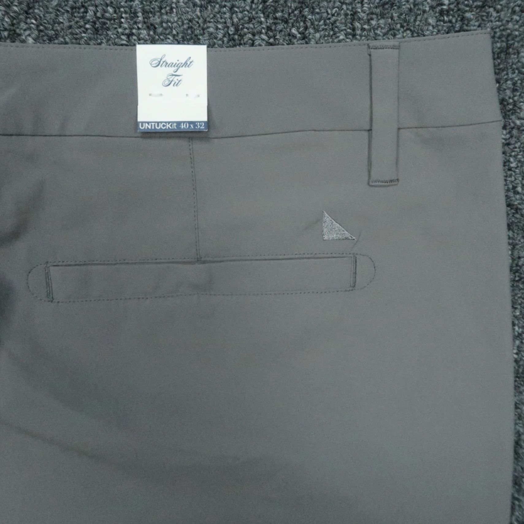 UNTUCKit Untuckit Pants Men 40x32 Gray Chancellor Straight Fit Trouser NWT Size US 40 / EU 56 - 7 Thumbnail