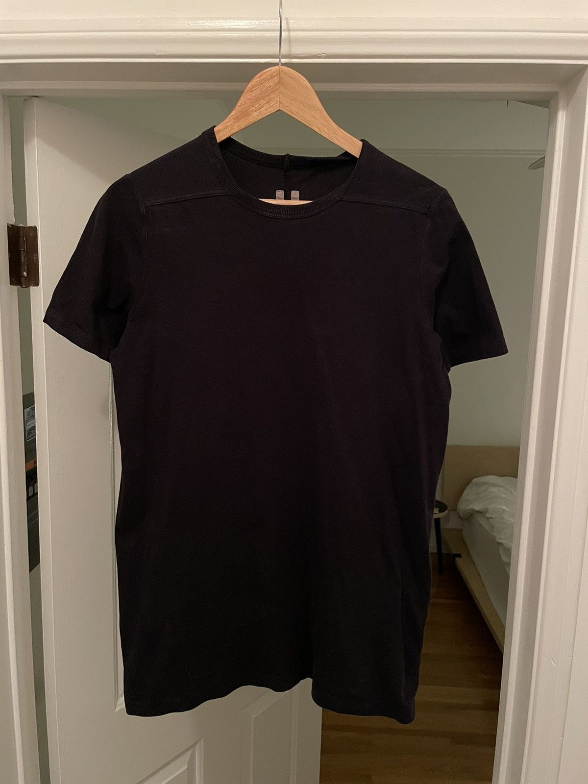 image of Rick Owens Ss2018 Black Level T-Shirt, Men's (Size Small)