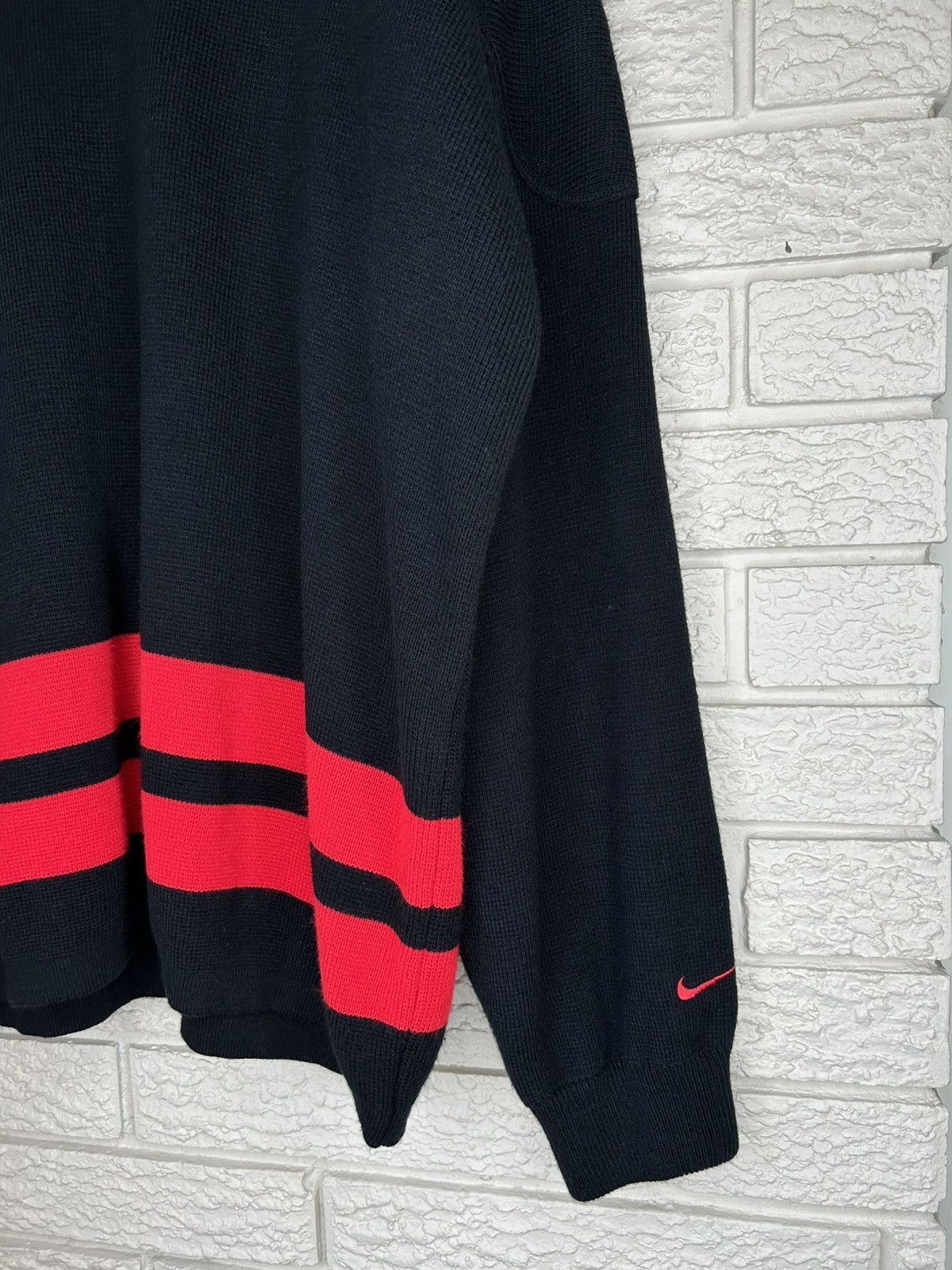 Nike Vintage Nike Calgary Flames Knit Sweater Jersey Size US XXL / EU 58 / 5 - 5 Thumbnail
