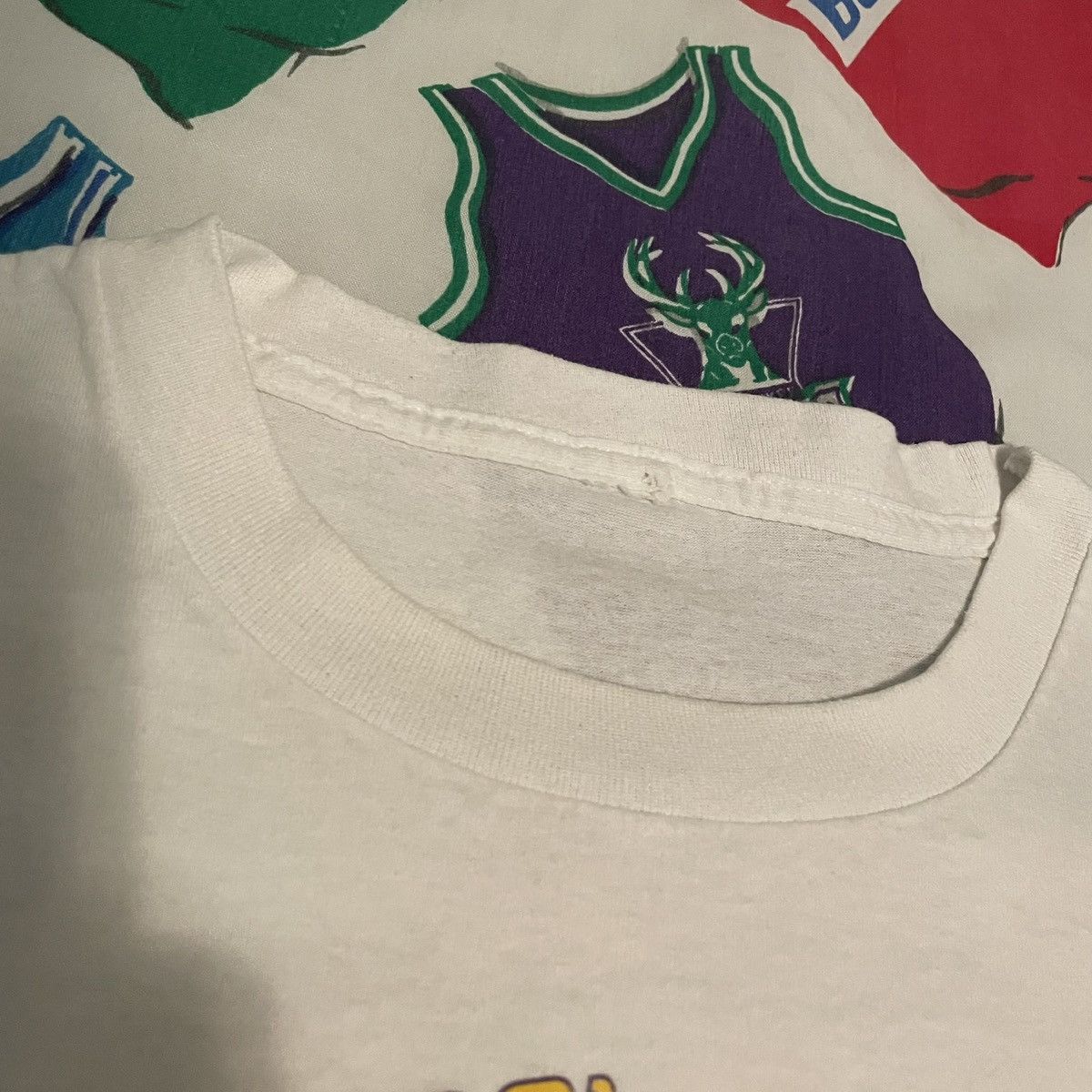 NBA × Vintage Vintage 1988 NBA Los Angeles Lakers Back To Back Tee Size US L / EU 52-54 / 3 - 4 Thumbnail