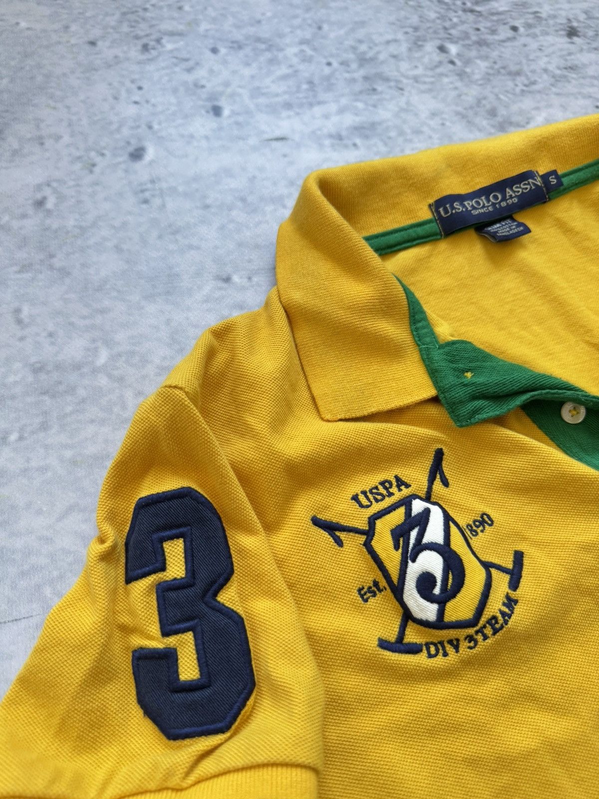 U.S. Polo Assn. Polo USPA 3 rare yellow tee Size US S / EU 44-46 / 1 - 3 Thumbnail