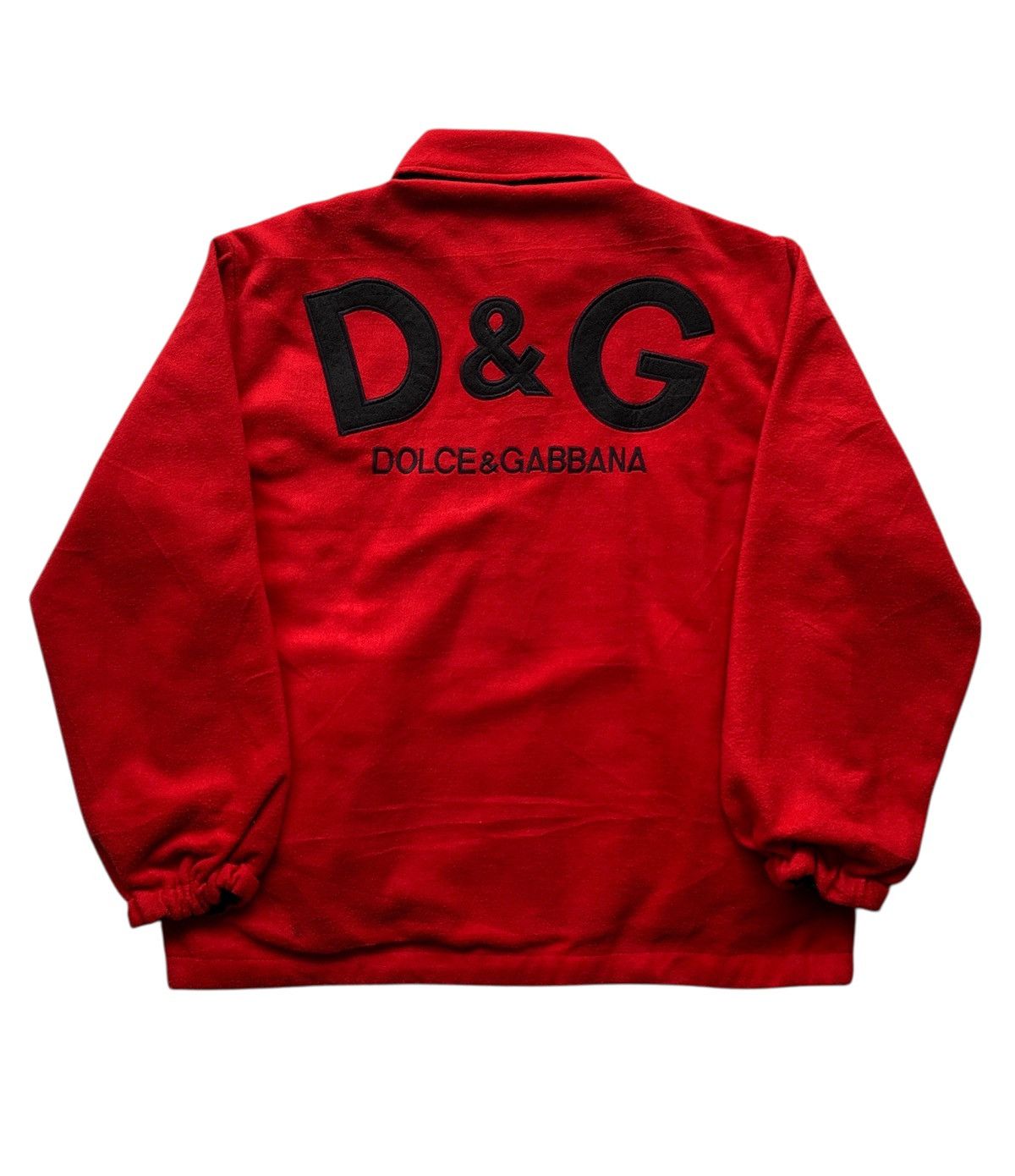 Dolce & Gabbana Vintage Dolce & Gabbana Spell Out Big Logo Reversible Jacket Size US XL / EU 56 / 4 - 1 Thumbnail