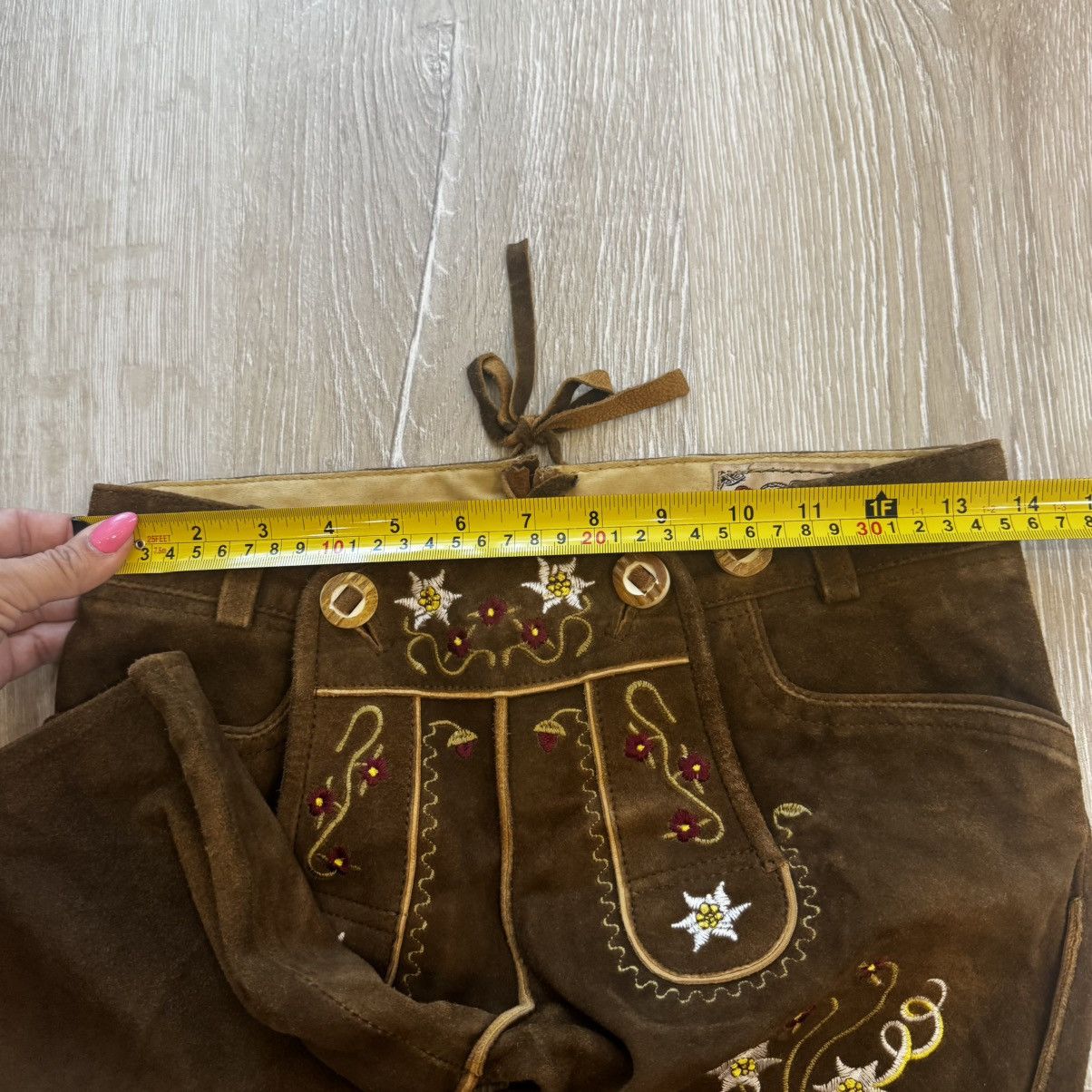 Other Stockerpoint Vintage Leather Shorts Octoberfest Bavarian Size 26" / US 2 / IT 38 - 8 Thumbnail