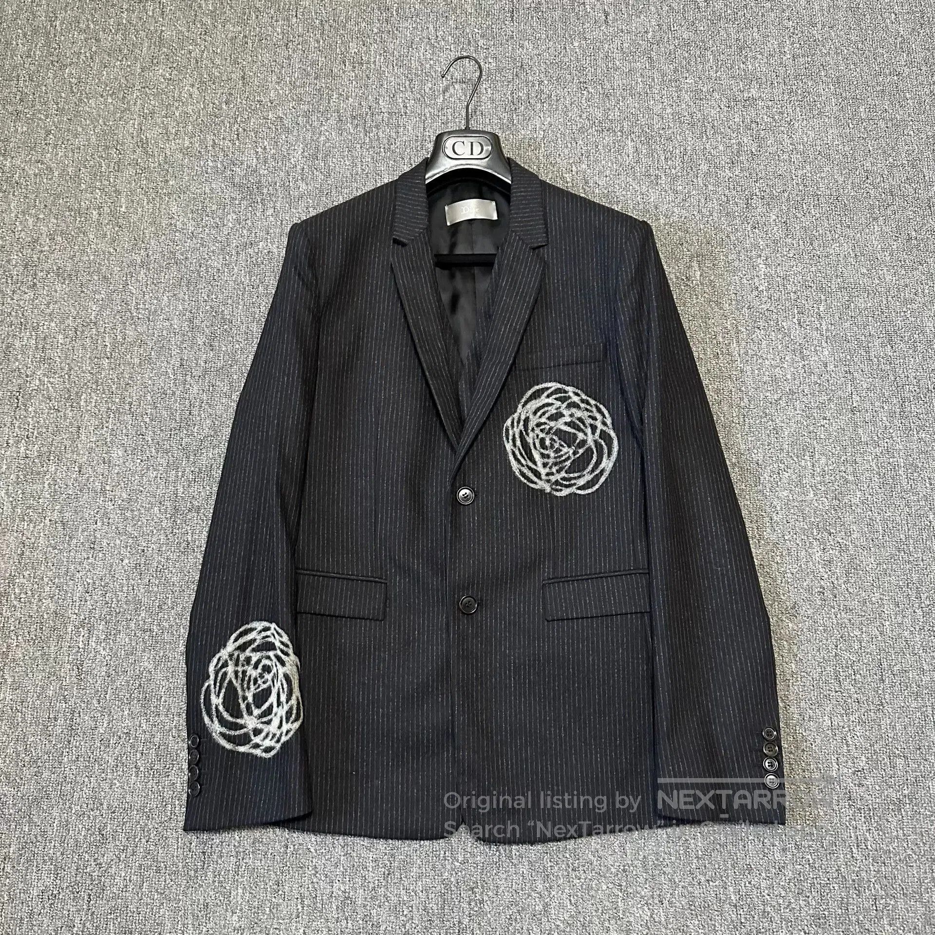 Kris Van Assche Dior Homme 14FW Lily of the Valley Suit Set. Size US M / EU 48-50 / 2 - 2 Thumbnail