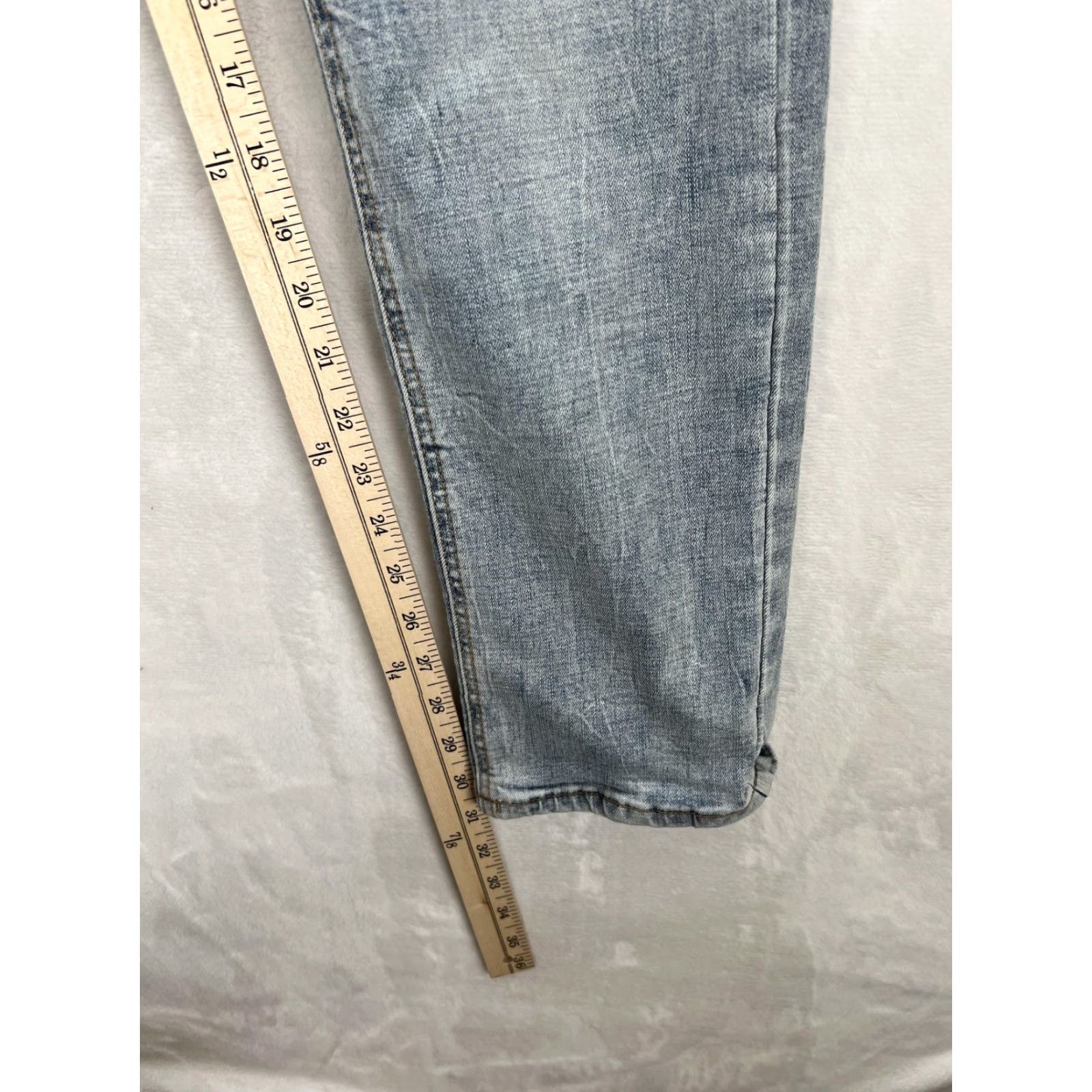 Denime Maison Article Jeans Mens 32x30 Blue Distressed Johnny Straight Leg Denim Pants Jeans Mens 32x30 Blue Distressed Johnny Straight Leg Denim Pants Size US 32 / EU 48 - 4 Thumbnail