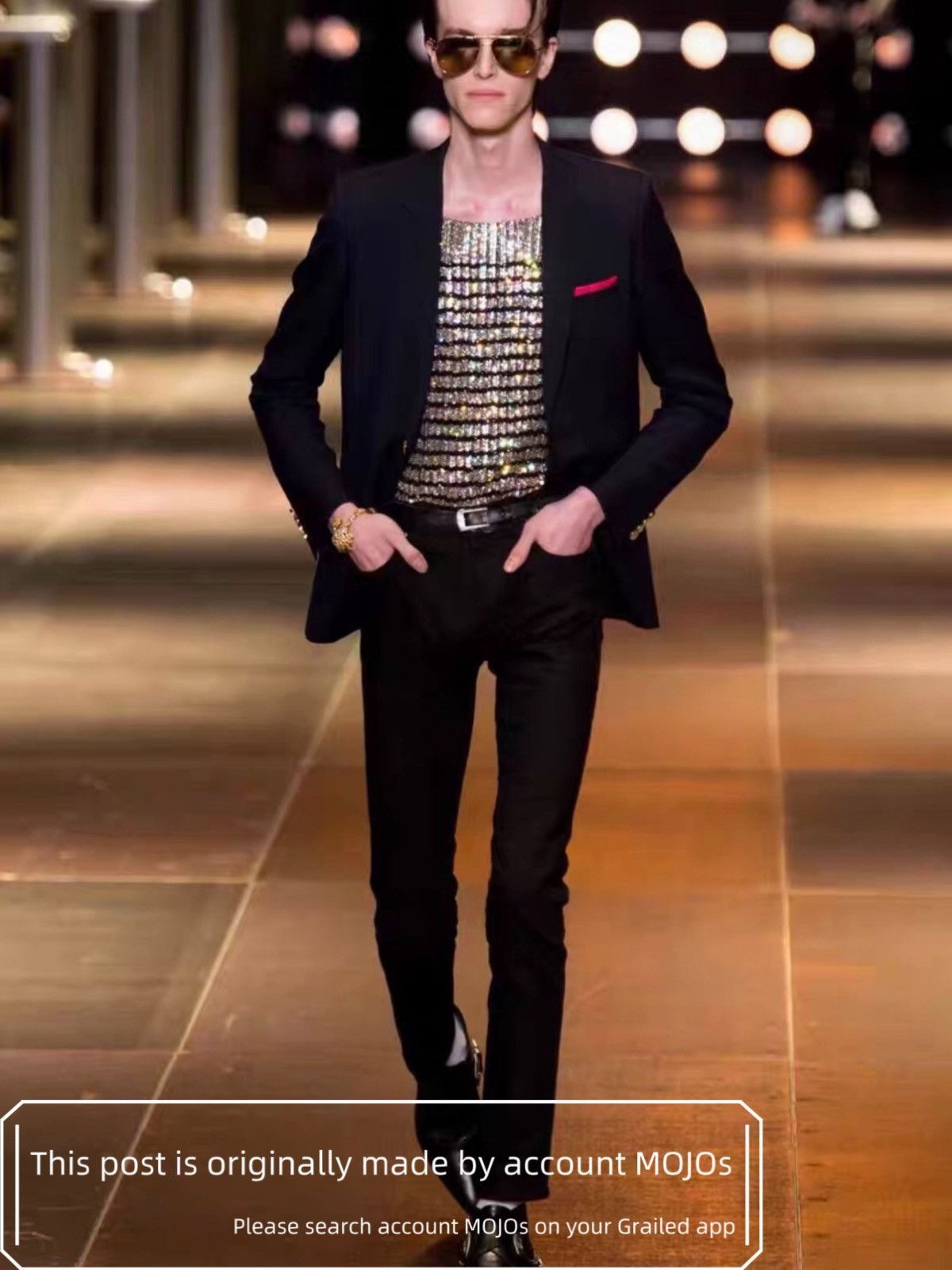 Saint Laurent Paris Sz46 Saint Laurent Paris 16SS Golden Button Classic Blazer Size US S / EU 44-46 / 1 - 7 Thumbnail