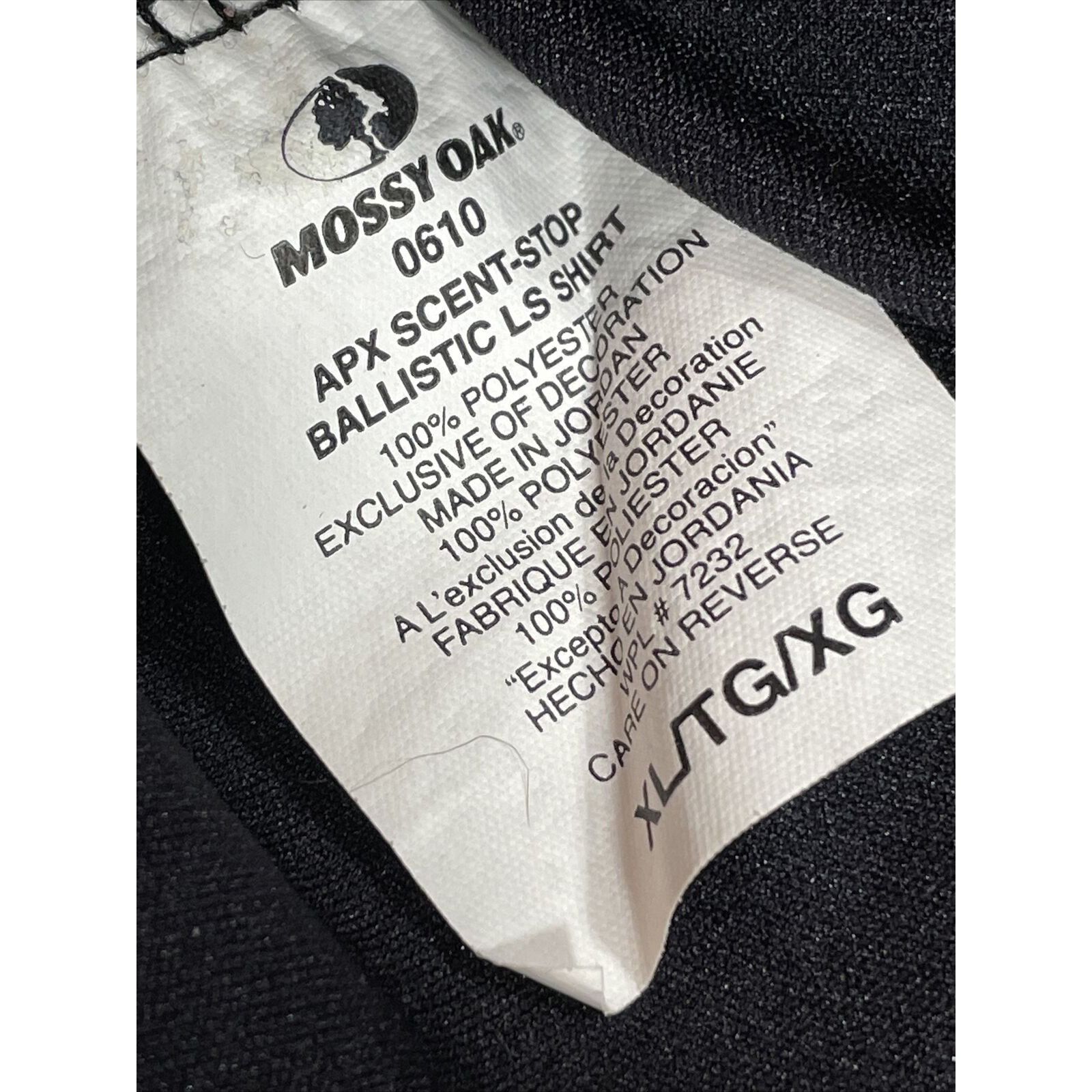 Other Mossy Oak Men's Base Layer Vapor Tec Scent Stop Outdoor Size Size US XL / EU 56 / 4 - 5 Thumbnail