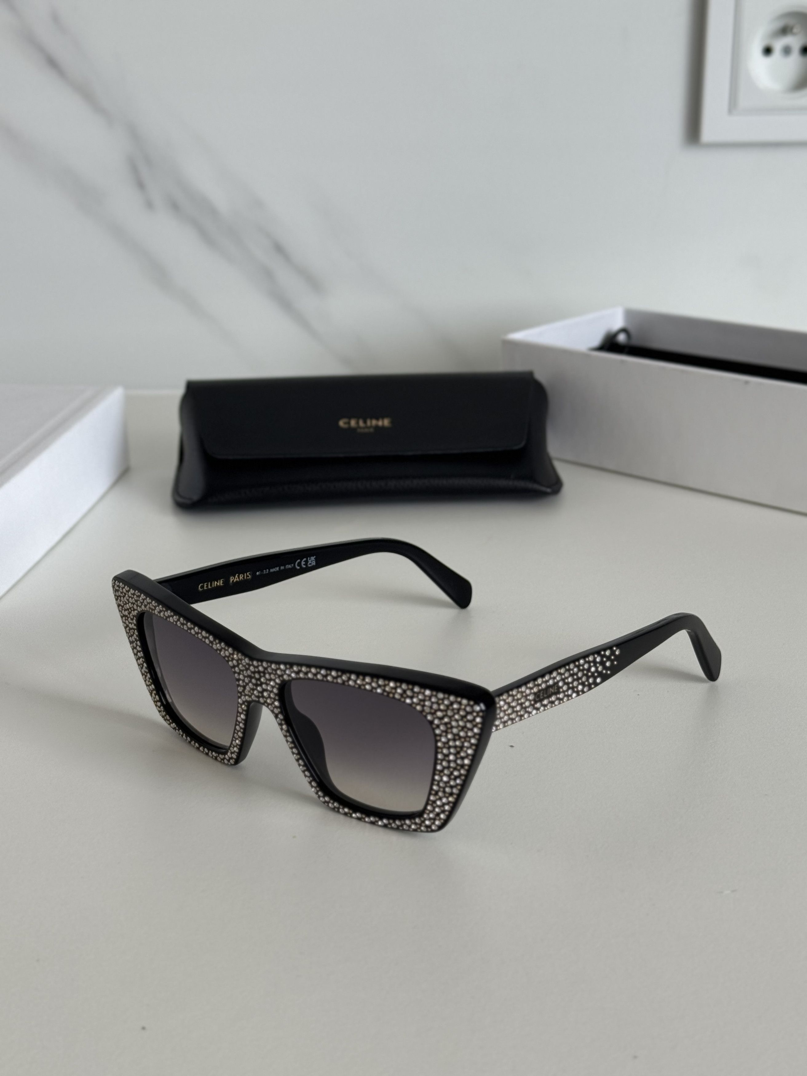 Celine CELINE CRYSTALS SUNGLASSES Size ONE SIZE - 8 Thumbnail