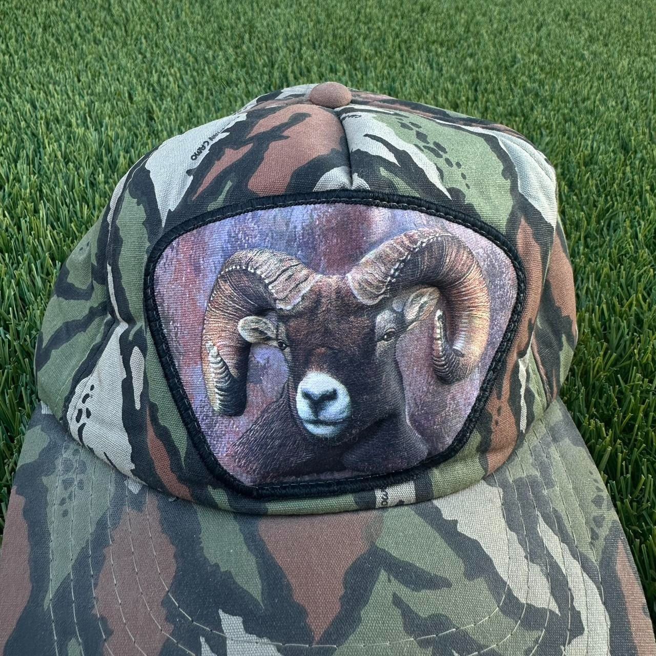 Realtree × Vintage Vintage Trebark Dodge Ram Snapback Trucker Hat Camo Automoti Size ONE SIZE - 2 Thumbnail