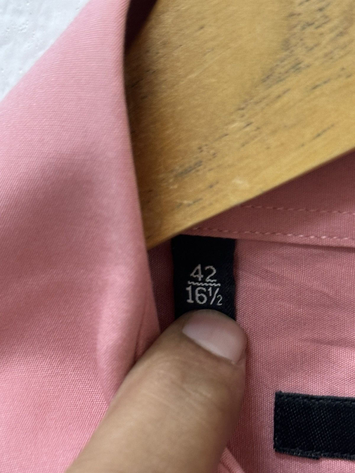 Gucci Gucci Panelled Button Heavy Cotton Up Shirt (Dusky Pink) Size US S / EU 44-46 / 1 - 4 Thumbnail