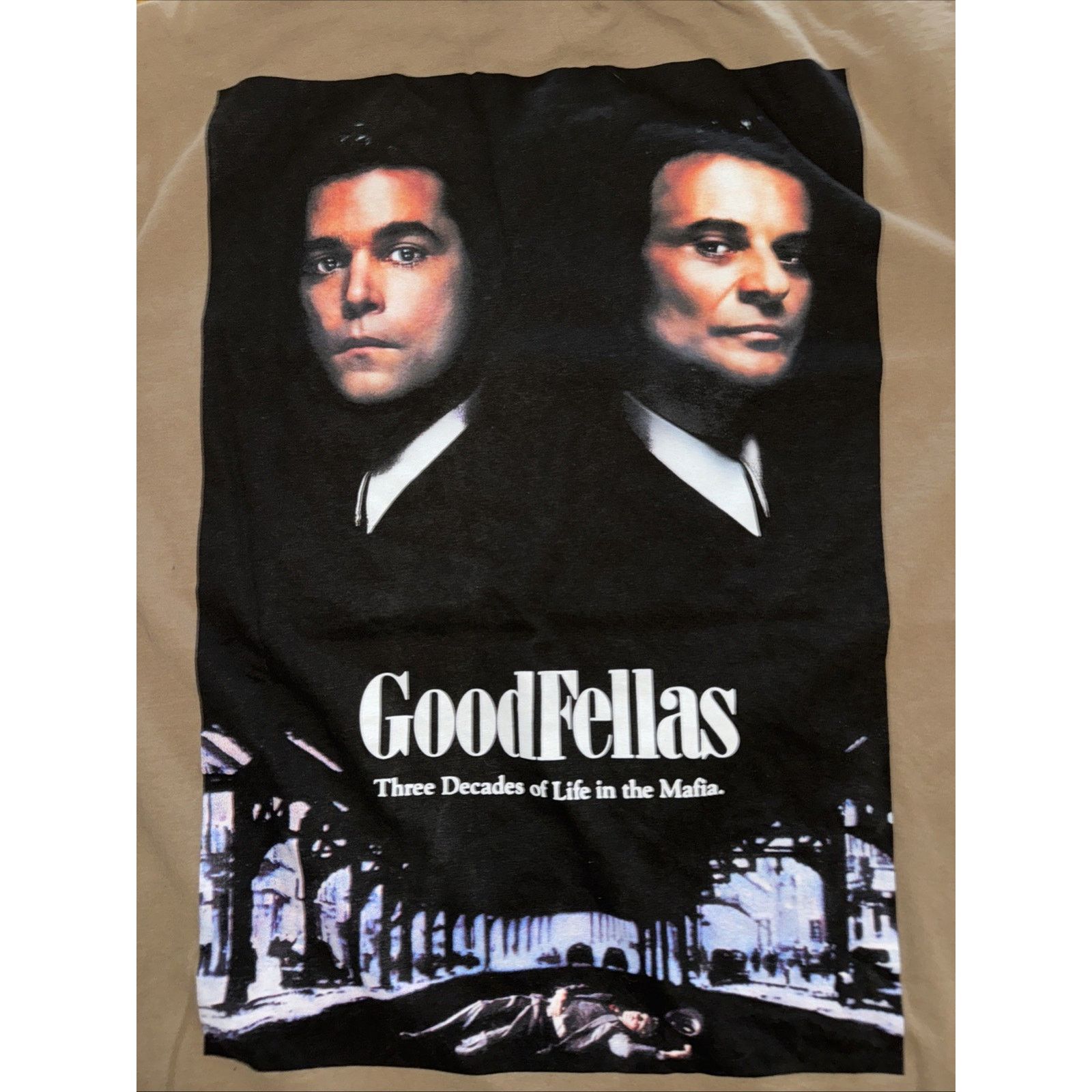Band Tees × Rap Tees Goodfellas X Shoe Palace Movie T-Shirt Brown 2XL 24x29 Size US XXL / EU 58 / 5 - 2 Thumbnail