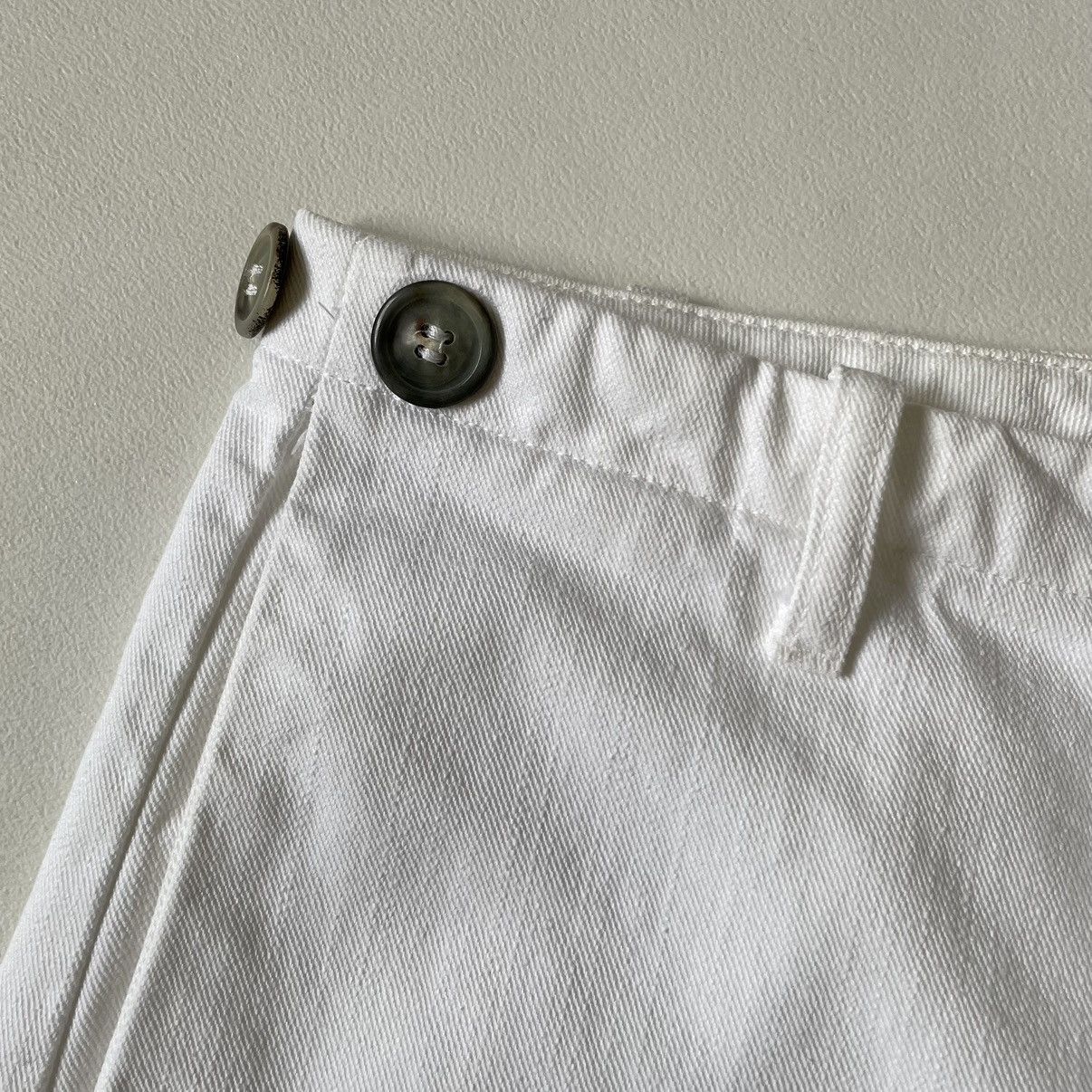 Maison Margiela S/S 02 White Cotton Work Pants Size US 32 / EU 48 - 3 Thumbnail