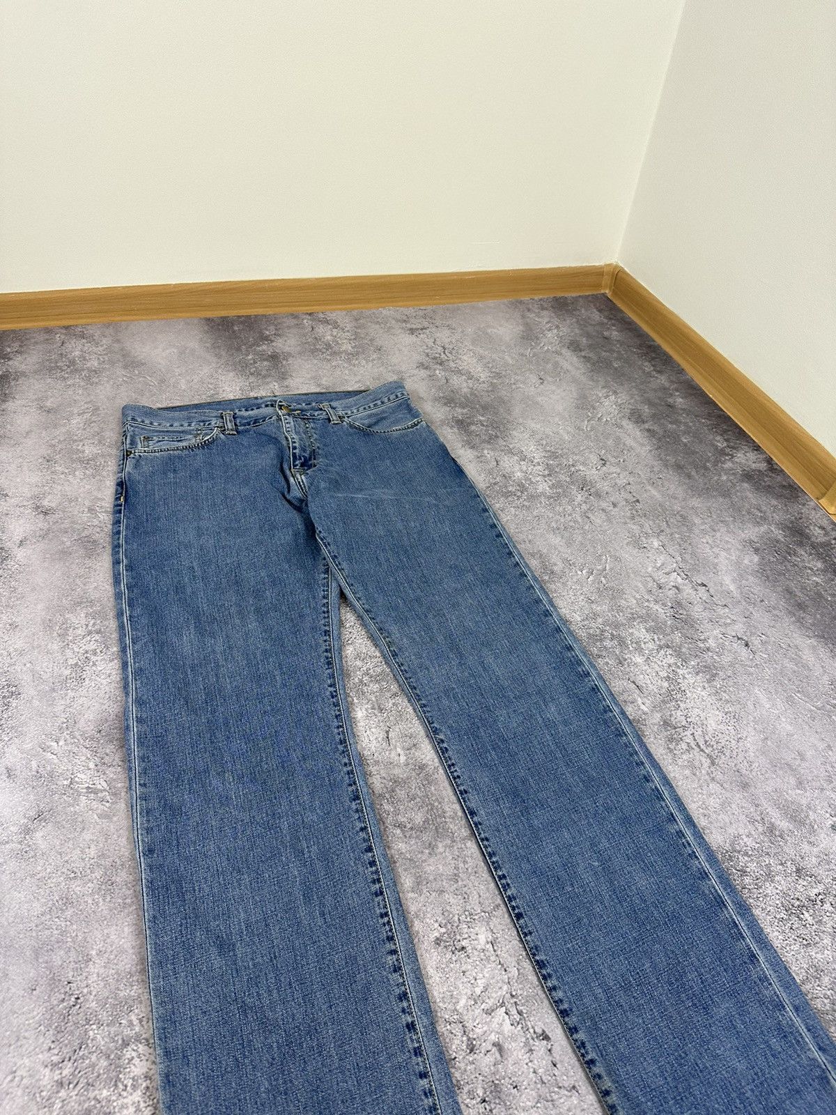 Carhartt Vintage Carhartt Washed Blue Denim Y2K Opium USA Work Jeans Size US 32 / EU 48 - 12 Thumbnail