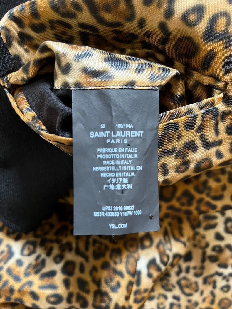 Hedi Slimane Saint Laurent 16 Runway Chester Coat- Size US XL / EU 56 / 4 - 4 Thumbnail