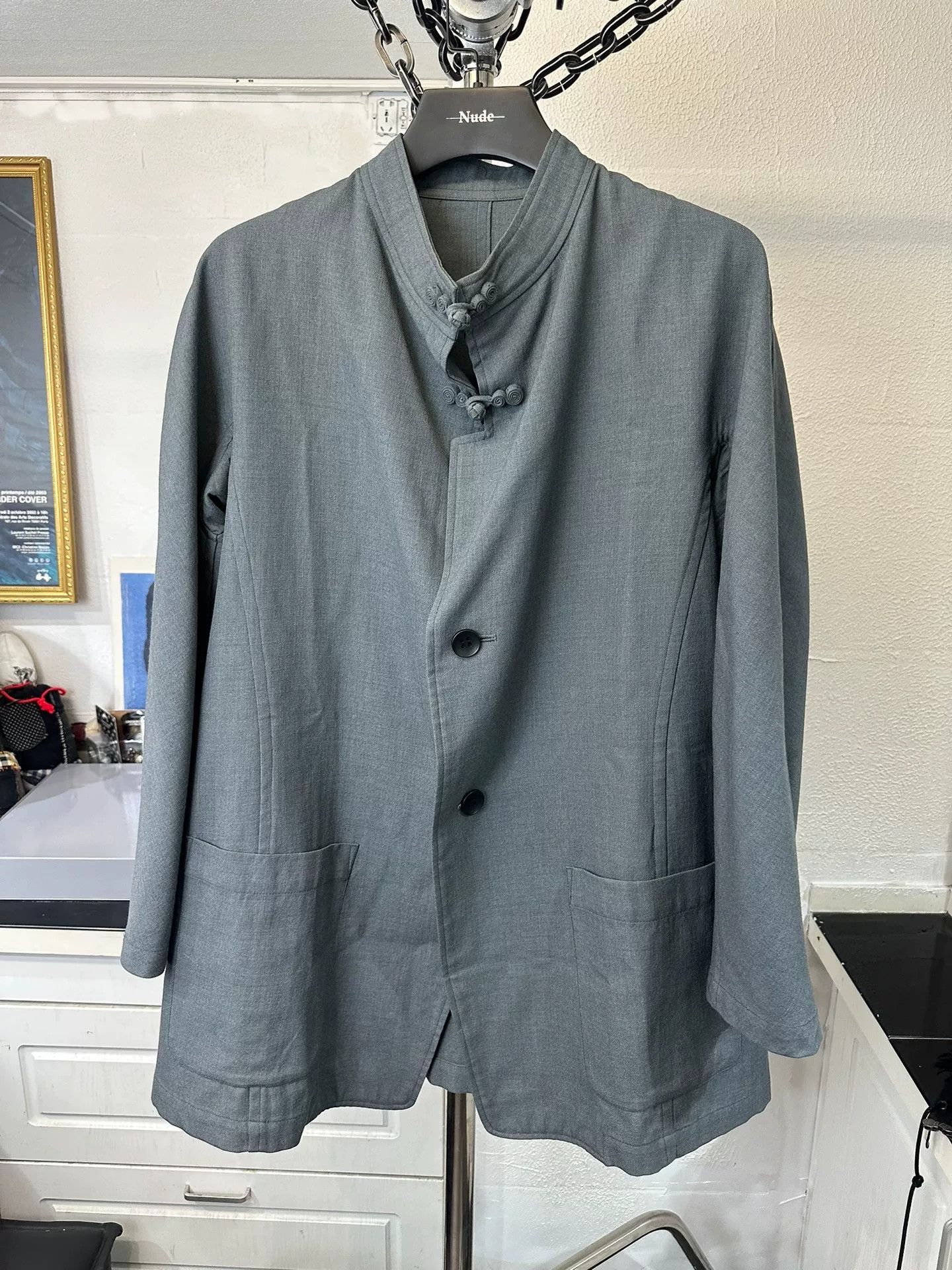 Yohji Yamamoto Yohji Yamamoto Y's Men's Mandarin Collar Suit Size US M / EU 48-50 / 2 - 1 Thumbnail