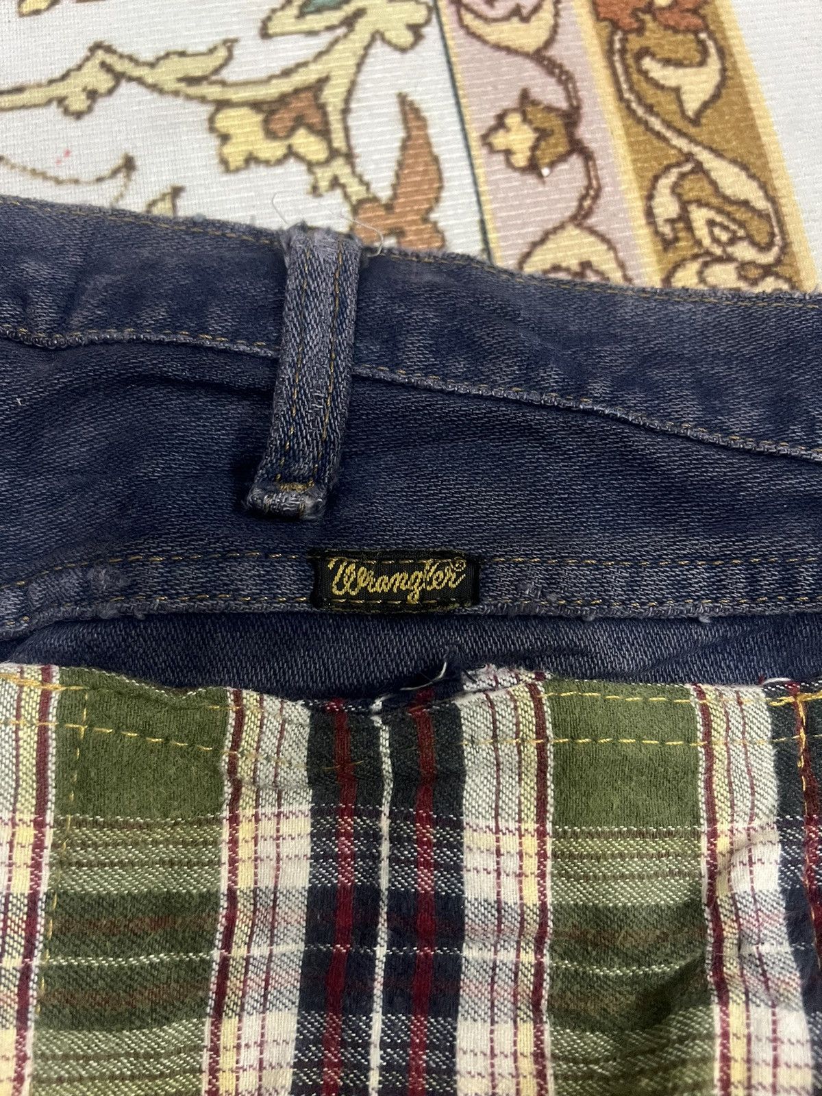 Hysteric Glamour × Vintage × Wrangler WRANGLER DOUBLE TONE DISTRESSED DENIM PANT Size US 34 / EU 50 - 8 Thumbnail