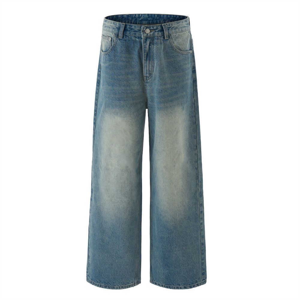 Vintage Retro American Men's Distressed Gradient Washed Jeans Size US 32 / EU 48 - 5 Thumbnail