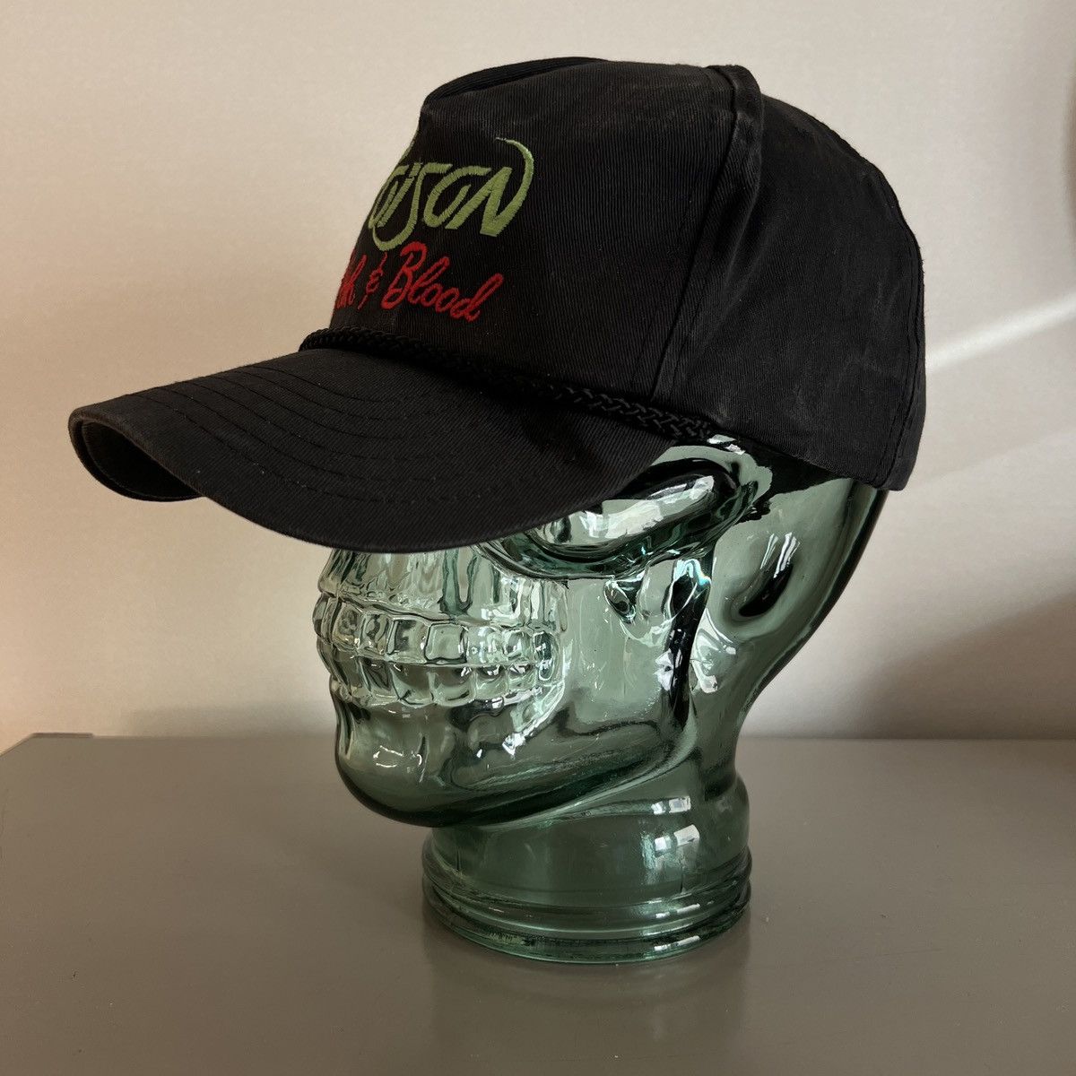 Other Vintage 90s POISON Flesh And Blood Cap Size ONE SIZE - 5 Thumbnail