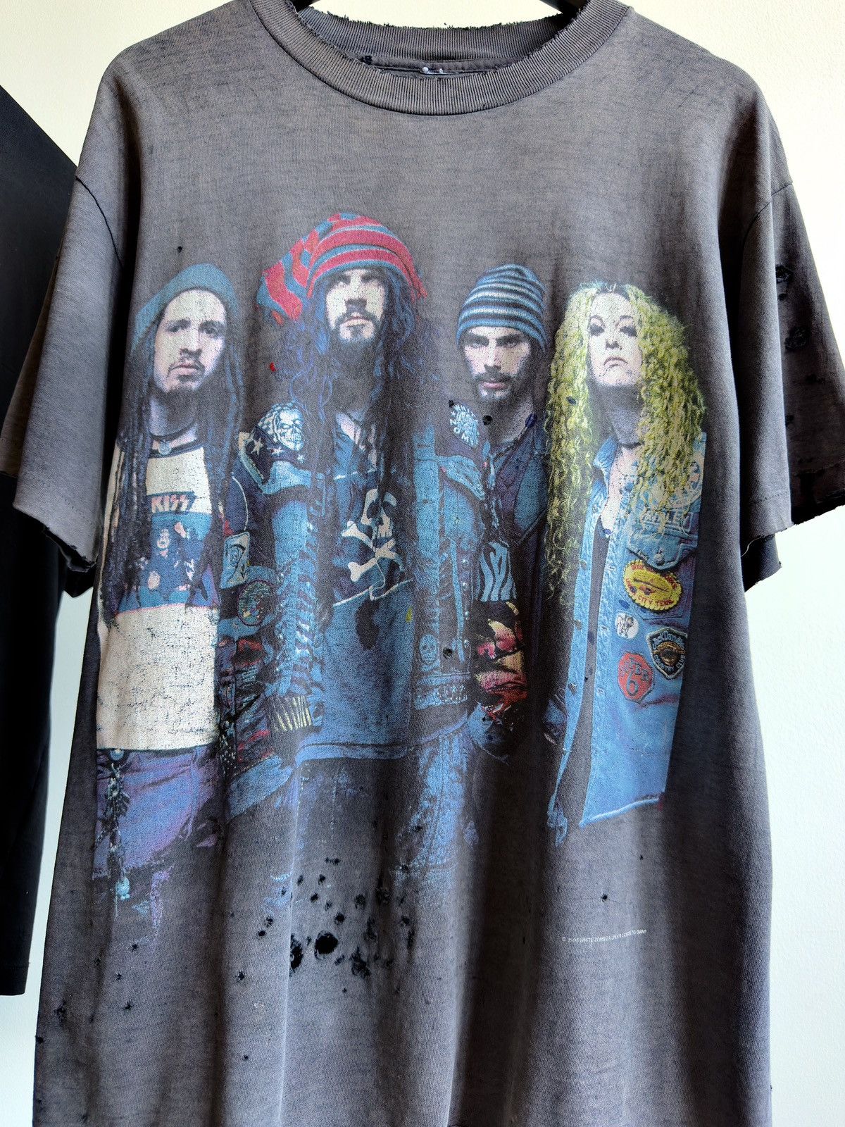 Band Tees Vintage Early 90s White Zombie Faded Thrashed Erd Band Tee Size US XL / EU 56 / 4 - 2 Thumbnail