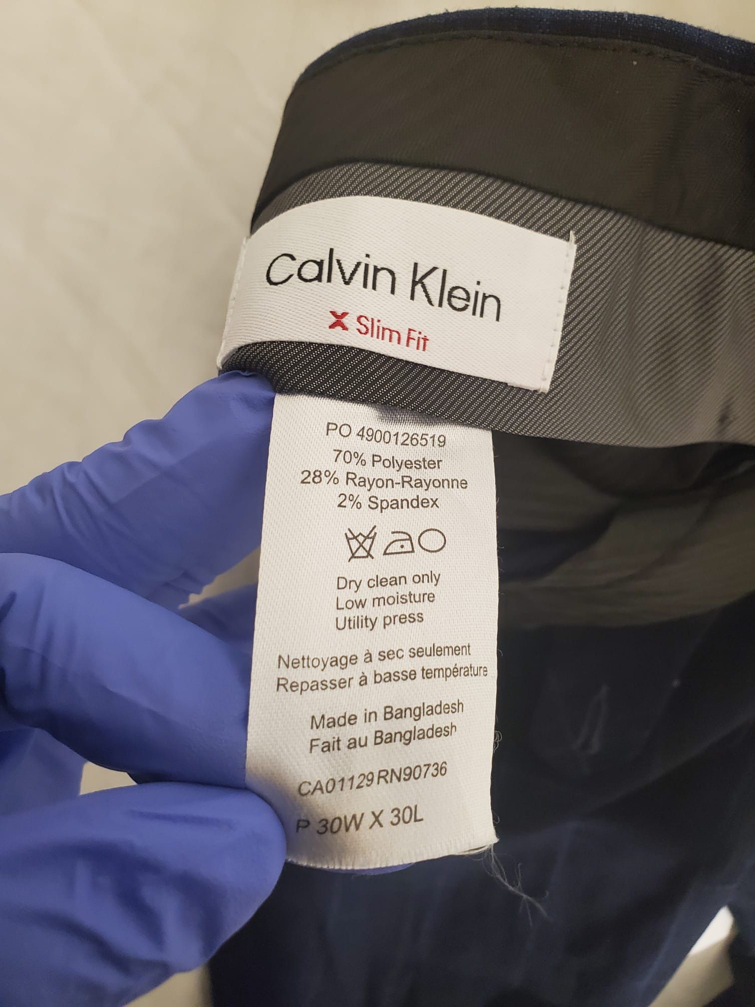 Calvin Klein CALVIN KLEIN SLIM FIT SLACK Size 31" - 6 Thumbnail
