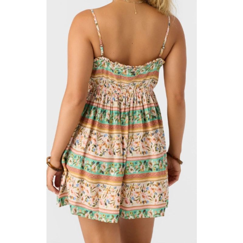 O'Neill NWT O'Neill Delena Sun Dress with Drawstring V-Neck Tapioca Size S / US 4 / IT 40 - 2 Thumbnail