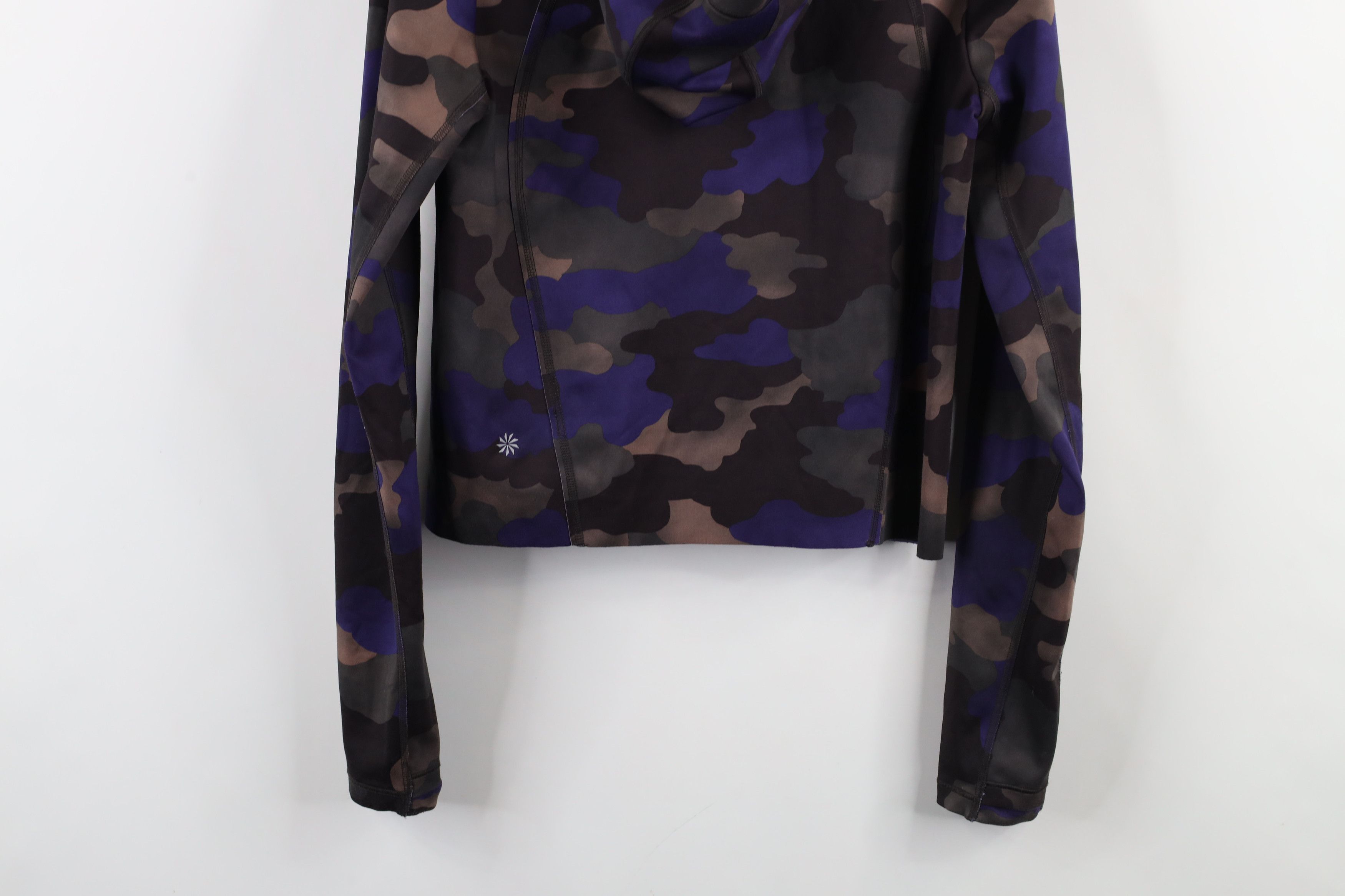 Athleta × Vintage Athleta The Pinnacle Crop Cropped Hoodie Yoga Gym Size XS / US 0-2 / IT 36-38 - 13 Thumbnail