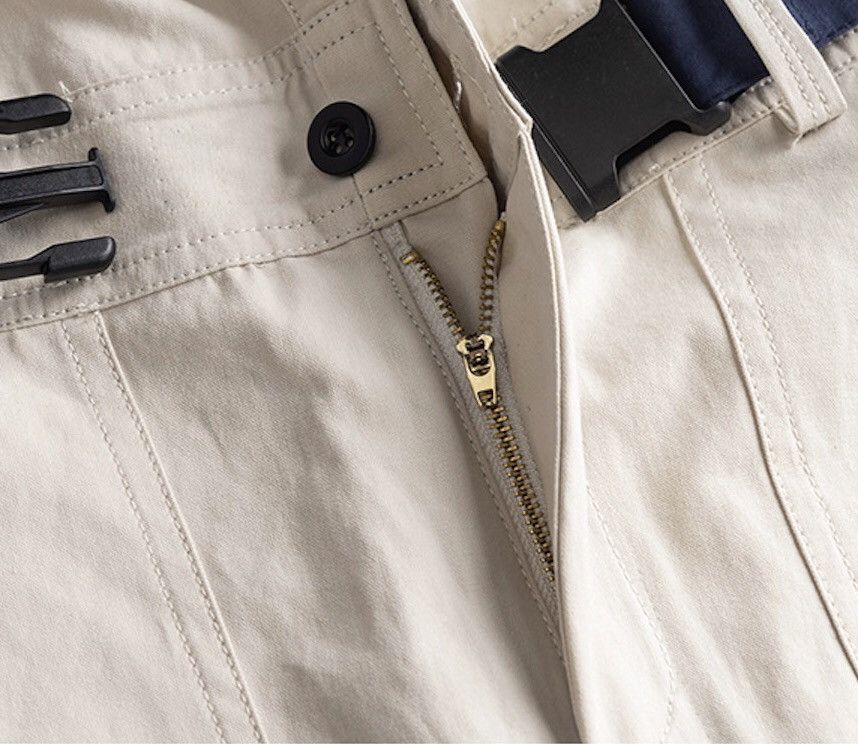 Designer × Japanese Brand Contrast Patchwork Coveralls with Belts Size US 28 / EU 44 - 7 Thumbnail