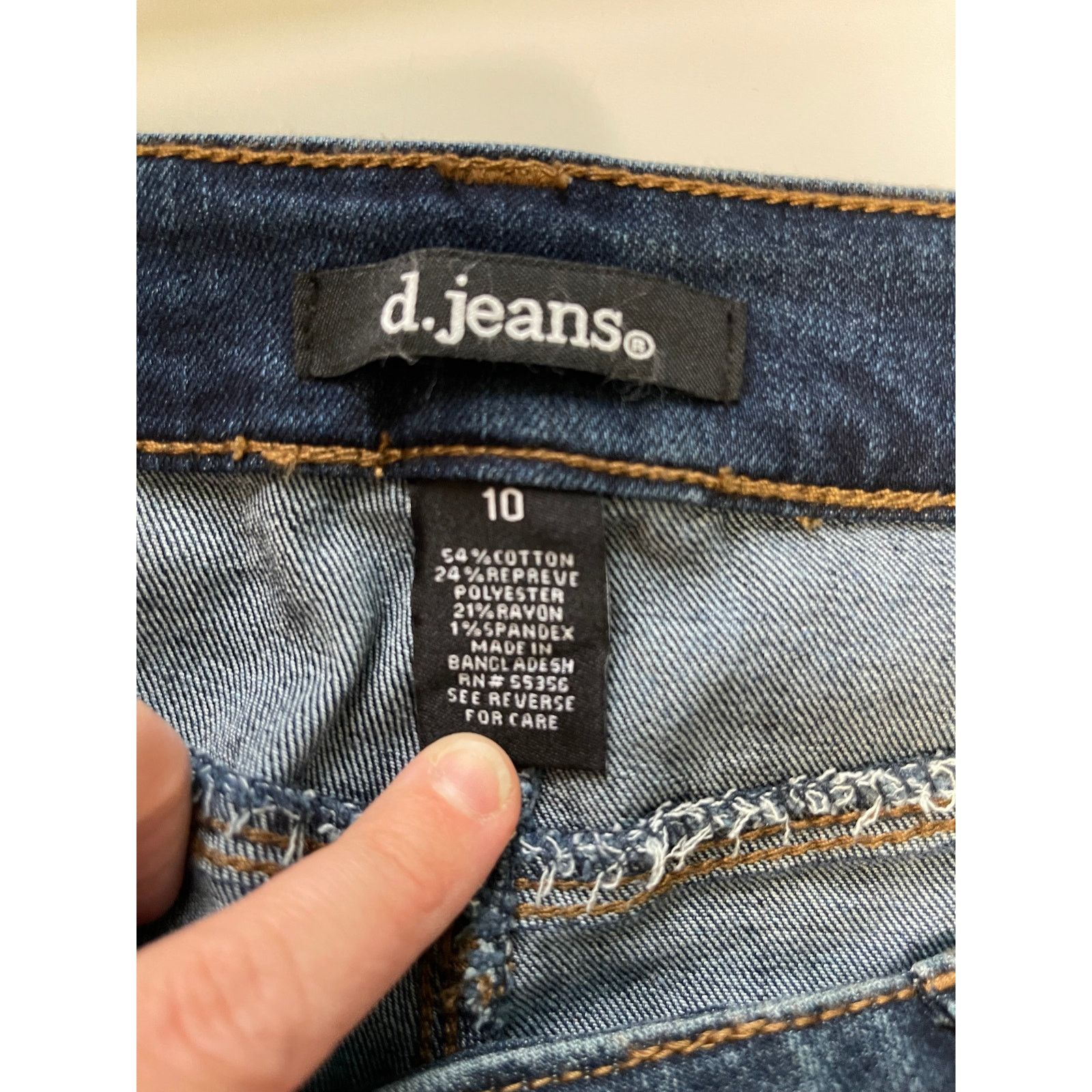 Other D Jeans Women's Size 10 Dark Wash Denim Shorts Size 32" / US 10 / IT 46 - 4 Thumbnail