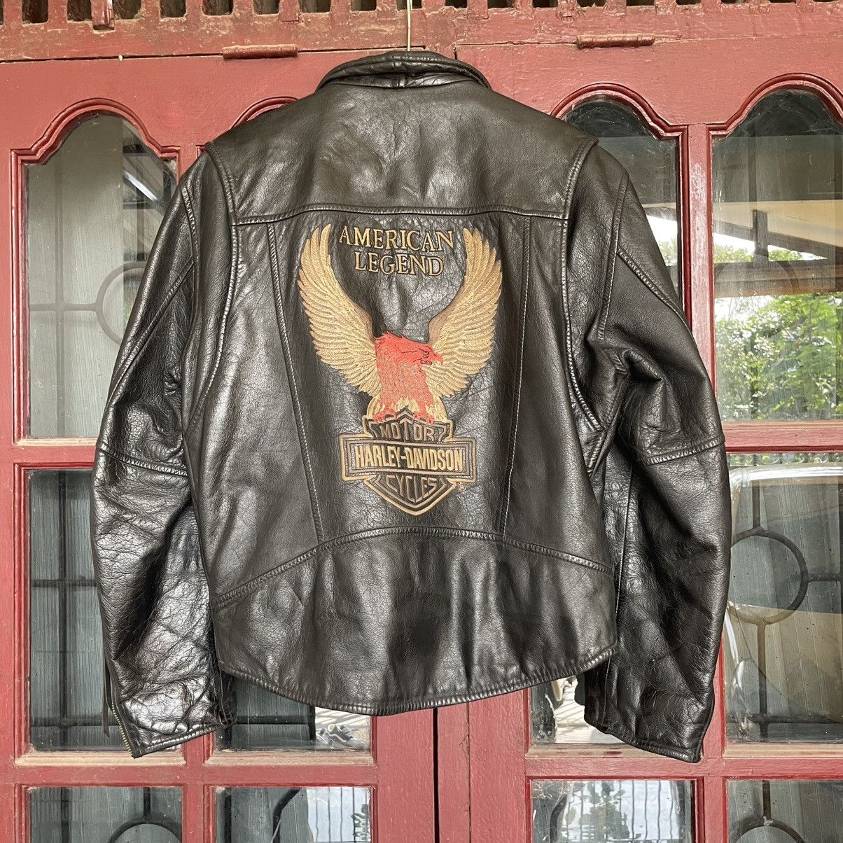 Harley Davidson Harley Davidson 00s - Classic Leather Biker Jacket Size US M / EU 48-50 / 2 - 11 Thumbnail