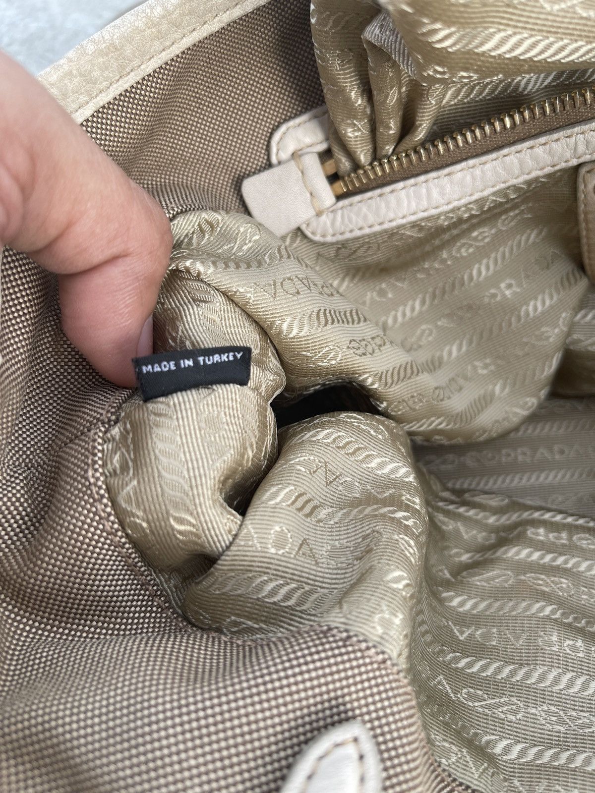 Prada Prada Logo Jacquard Canvas Bag Size ONE SIZE - 24 Thumbnail