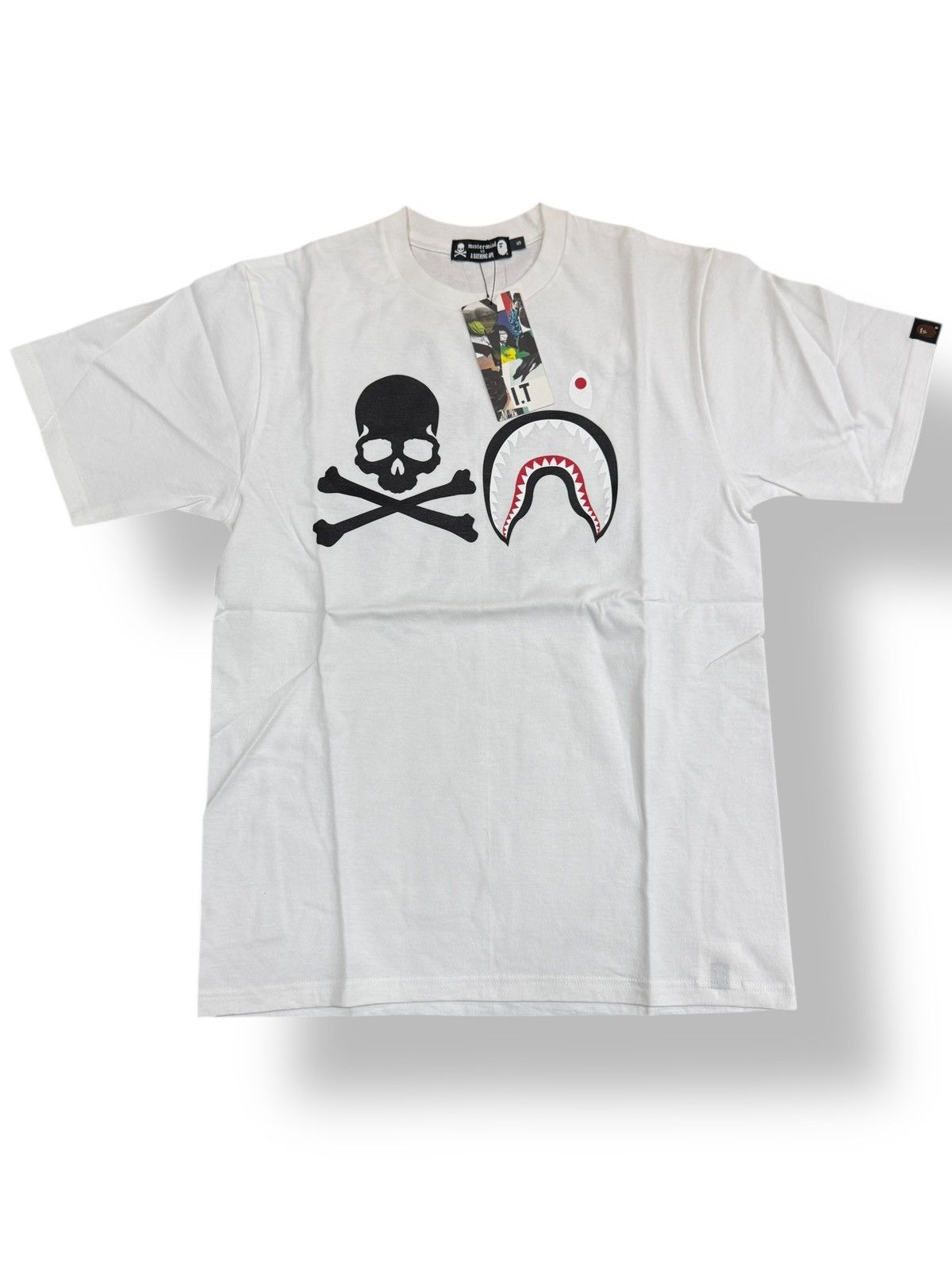 Bape × Mastermind Japan Bape x Mastermind Skull Shark MMB Tee Blk New S Size US S / EU 44-46 / 1 - 1 Thumbnail