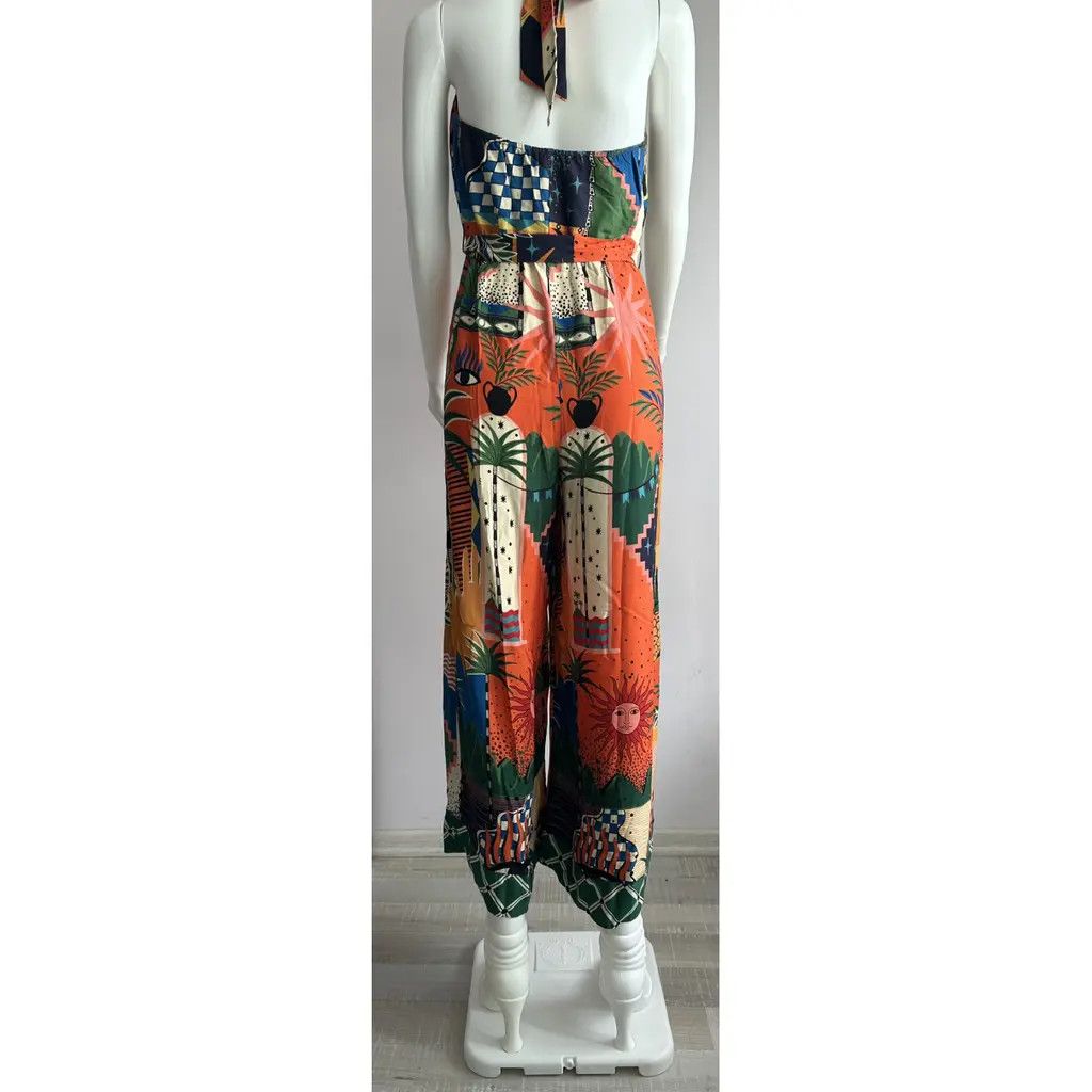 Farm Rio New jumpsuit Farm Rio size S viscose Size 27" / US 4 / IT 40 - 6 Thumbnail