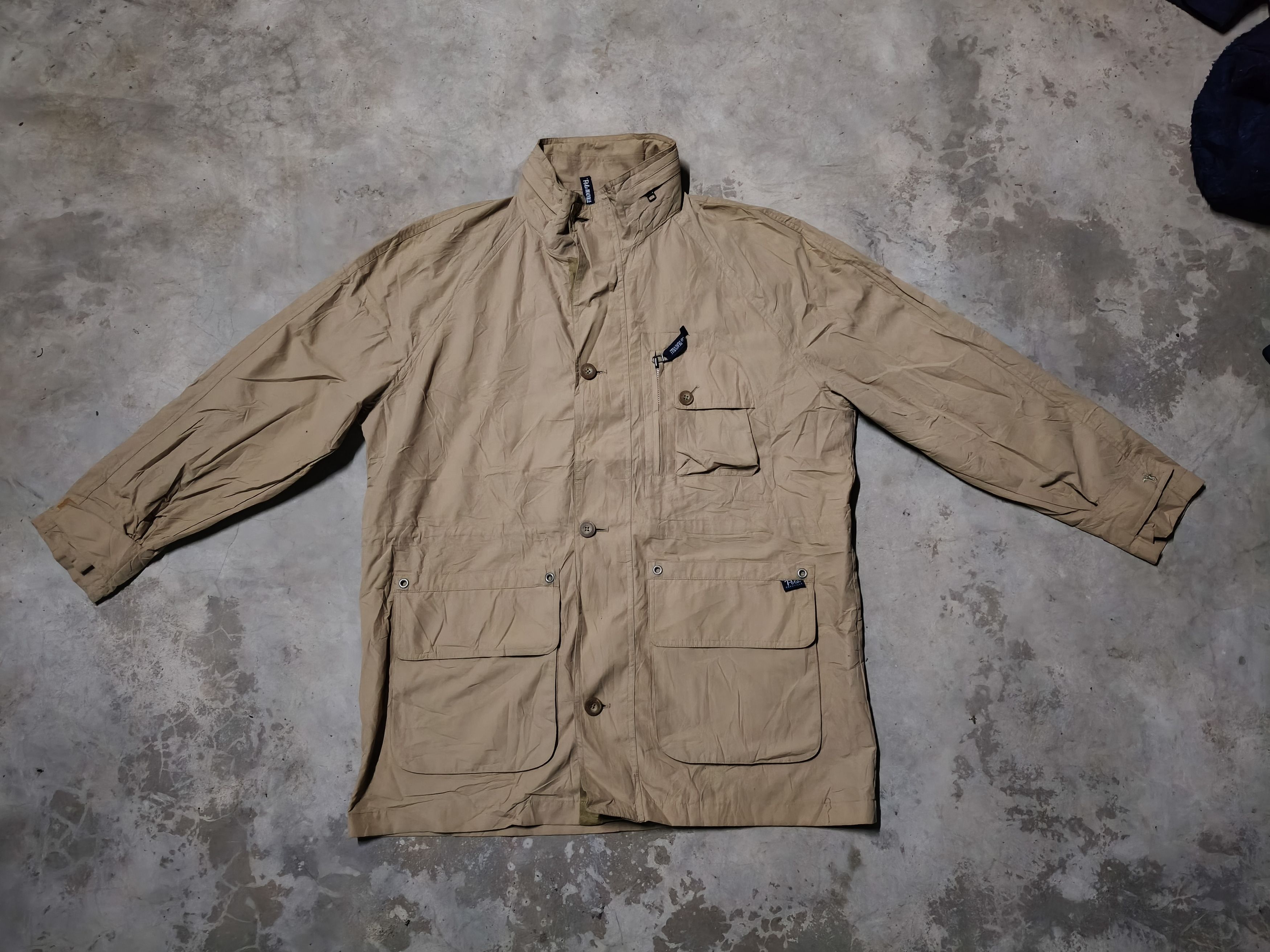 Japanese Brand Polo Deauville Core Style Zipper Jacket Size US M / EU 48-50 / 2 - 3 Thumbnail