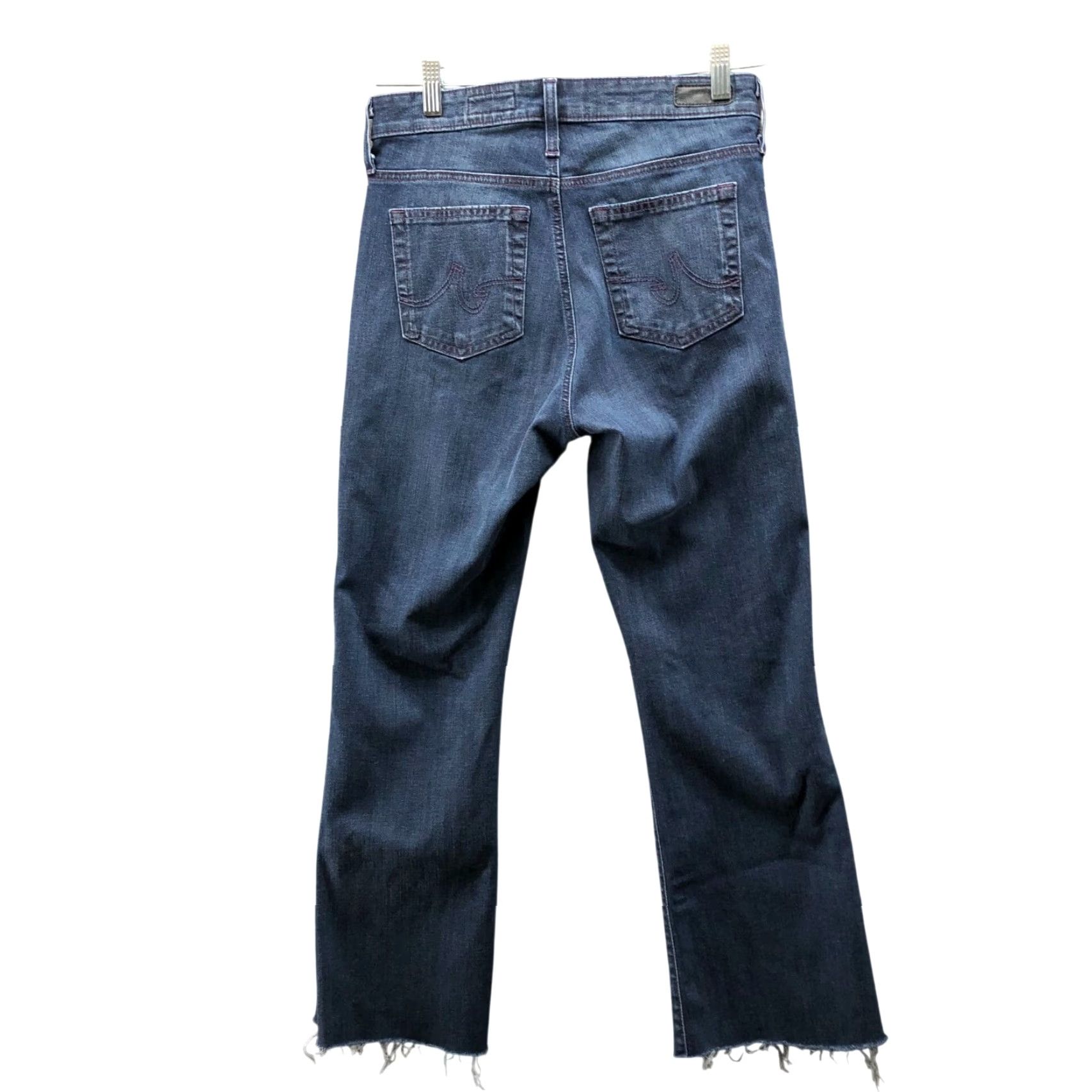 Vintage AG Adriano Goldschmied Farrah Boot Crop High Rise Jeans Womens 27 Contour 360 Size 27" / US 4 / IT 40 - 2 Thumbnail