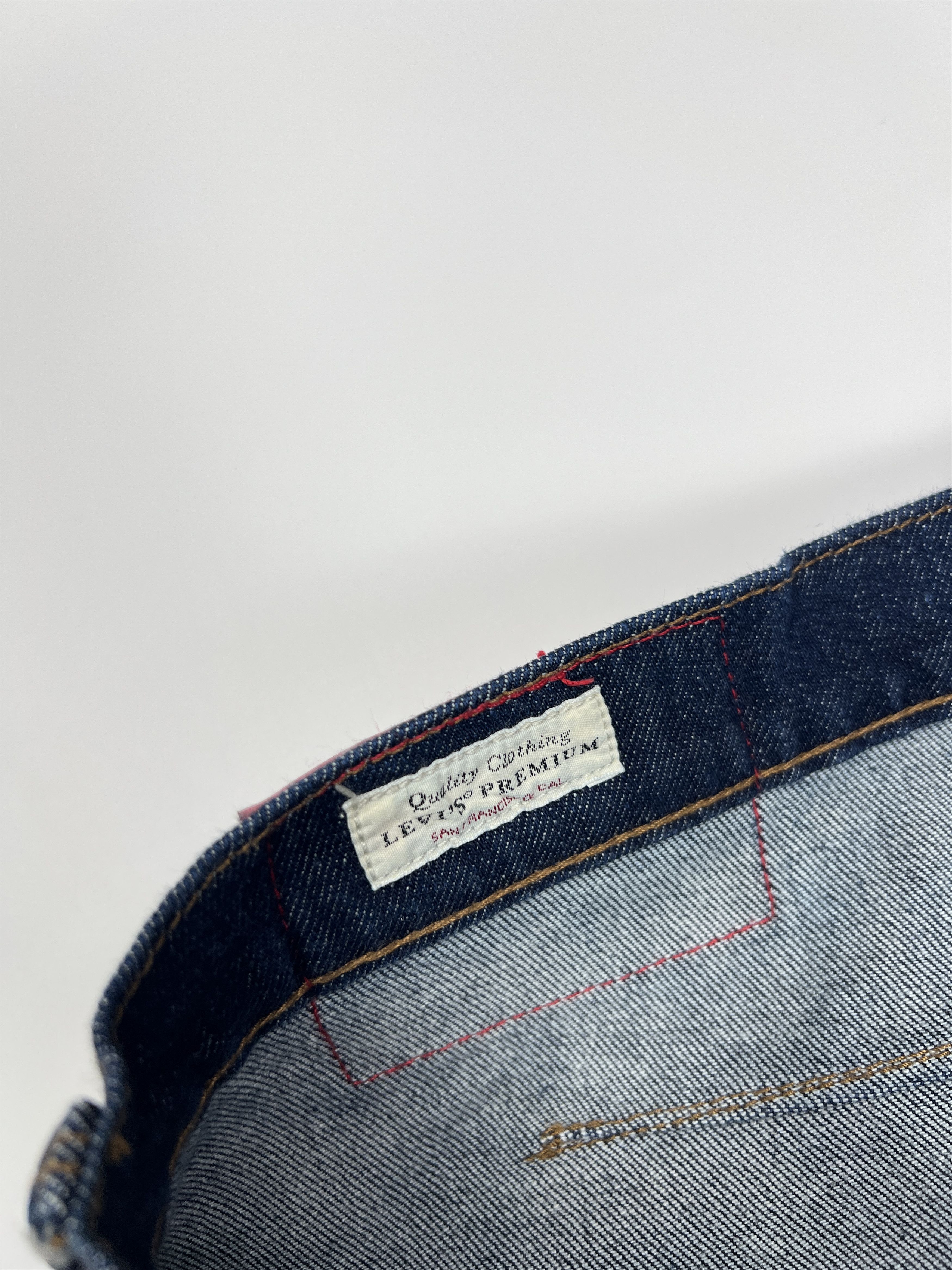 Rare Levi's Engineering Blue Denim Jeans LEJ 502