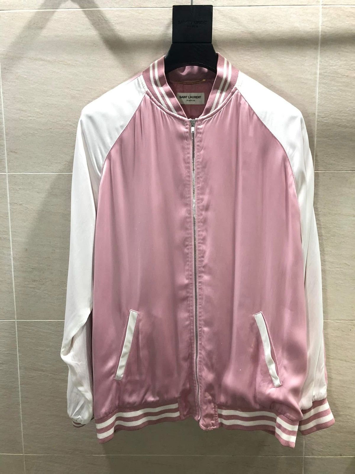 Hedi Slimane × Saint Laurent Paris 16SS Bleached Distress Denim Jacket sz S Size US S / EU 44-46 / 1 - 1 Thumbnail