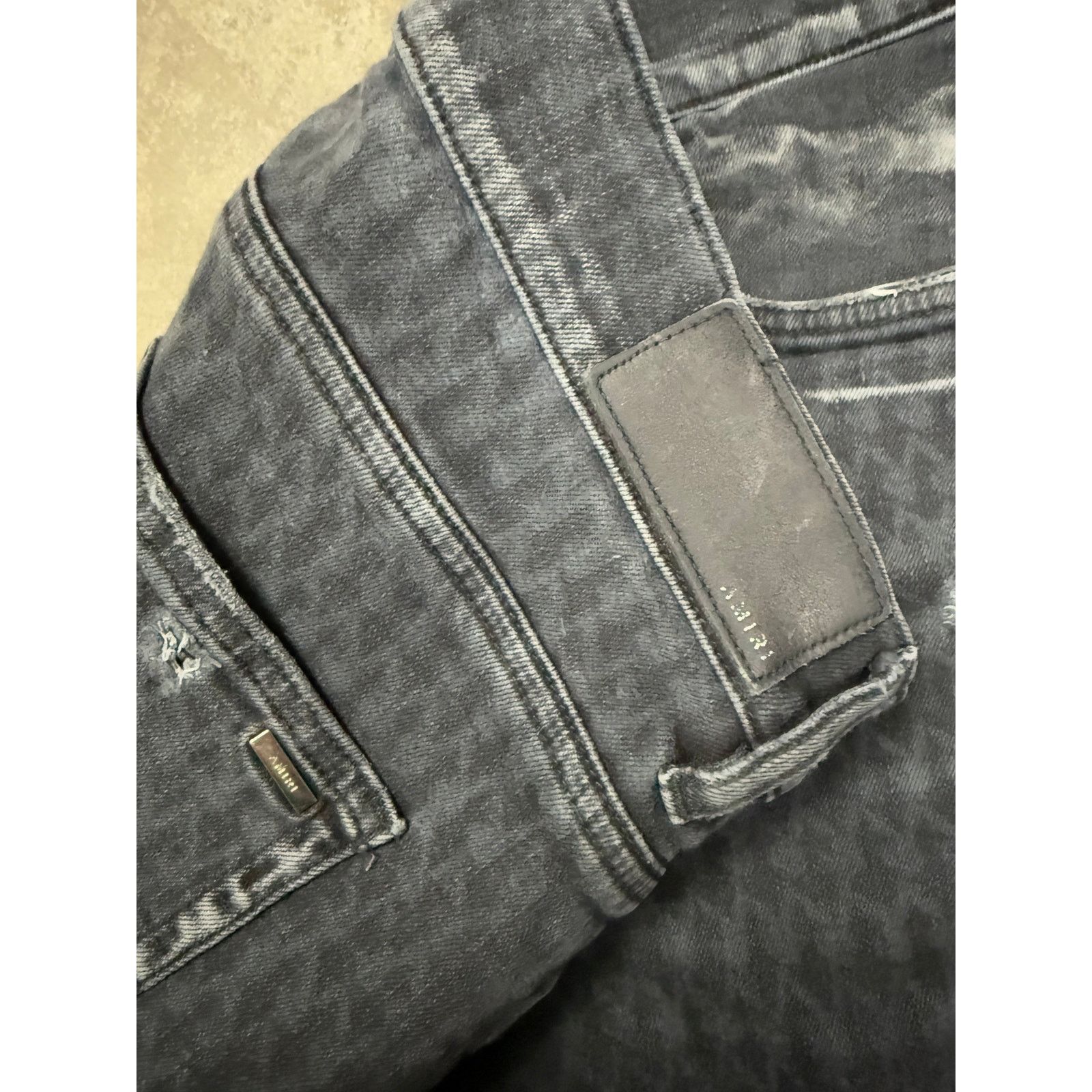 Amiri Amiri Playboy Thrasher Jeans Used 33 Size US 33 - 3 Thumbnail