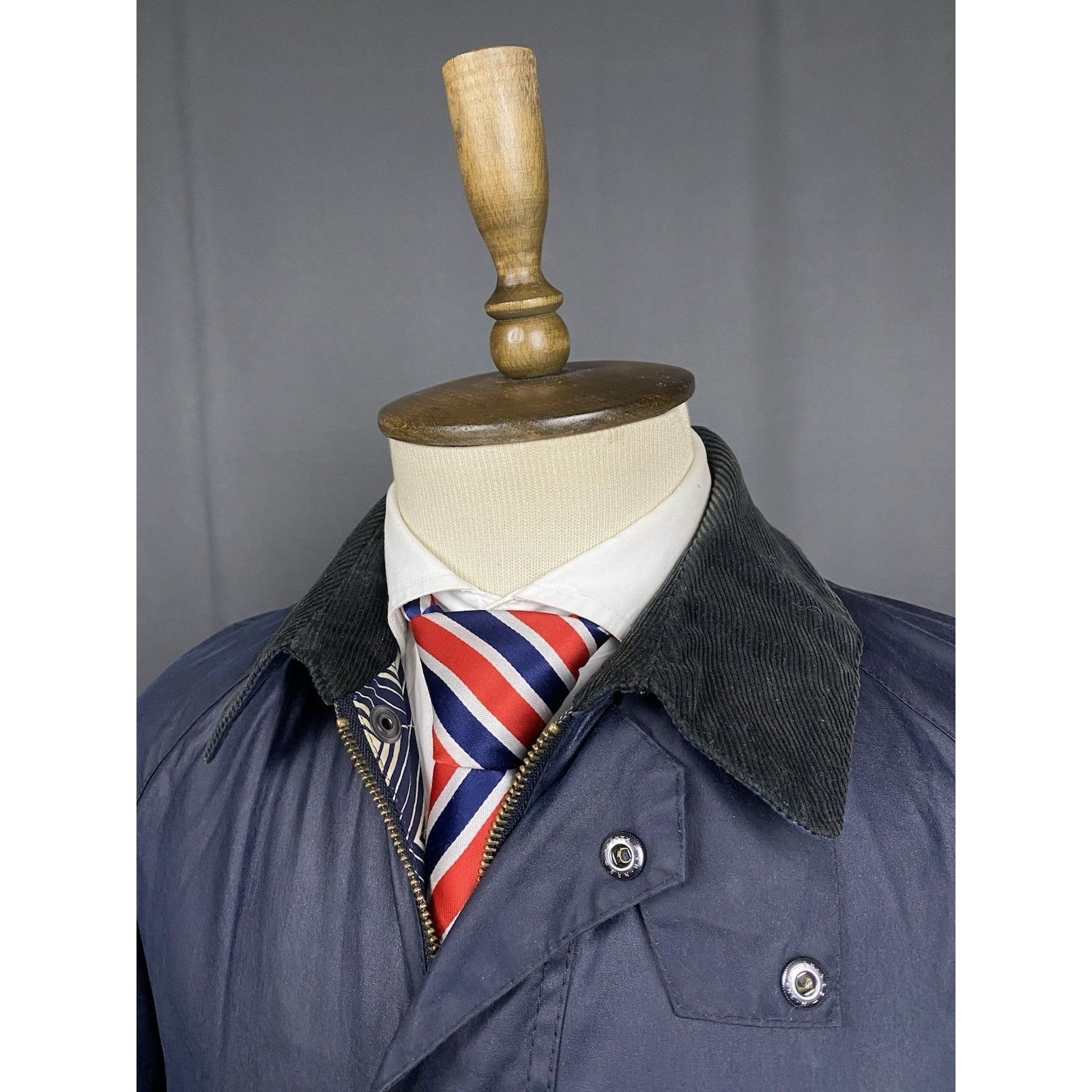 Barbour Barbour x John Lewis Ashbyton Blue Waxed Motorcycle Multipoc Size US M / EU 48-50 / 2 - 6 Thumbnail