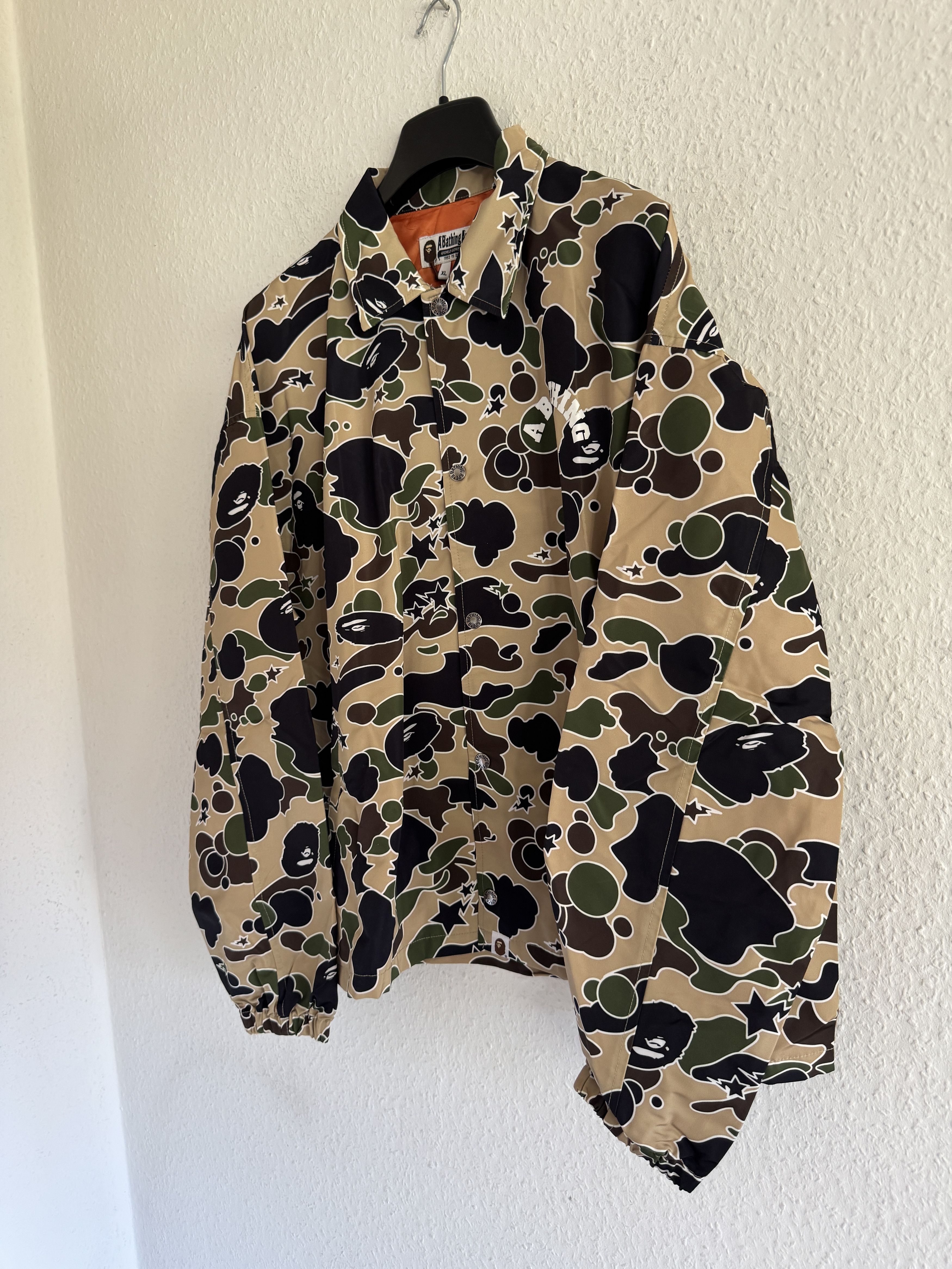 Bape Sta Camo Relaxed Coach Jacket Size US XL / EU 56 / 4 - 2 Thumbnail