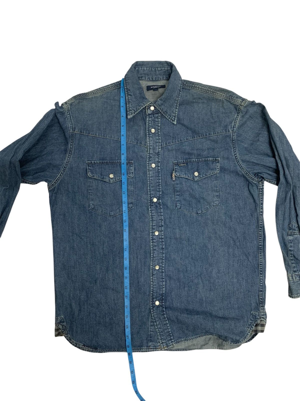 Burberry Burberry denim shirt button up Size US L / EU 52-54 / 3 - 3 Thumbnail
