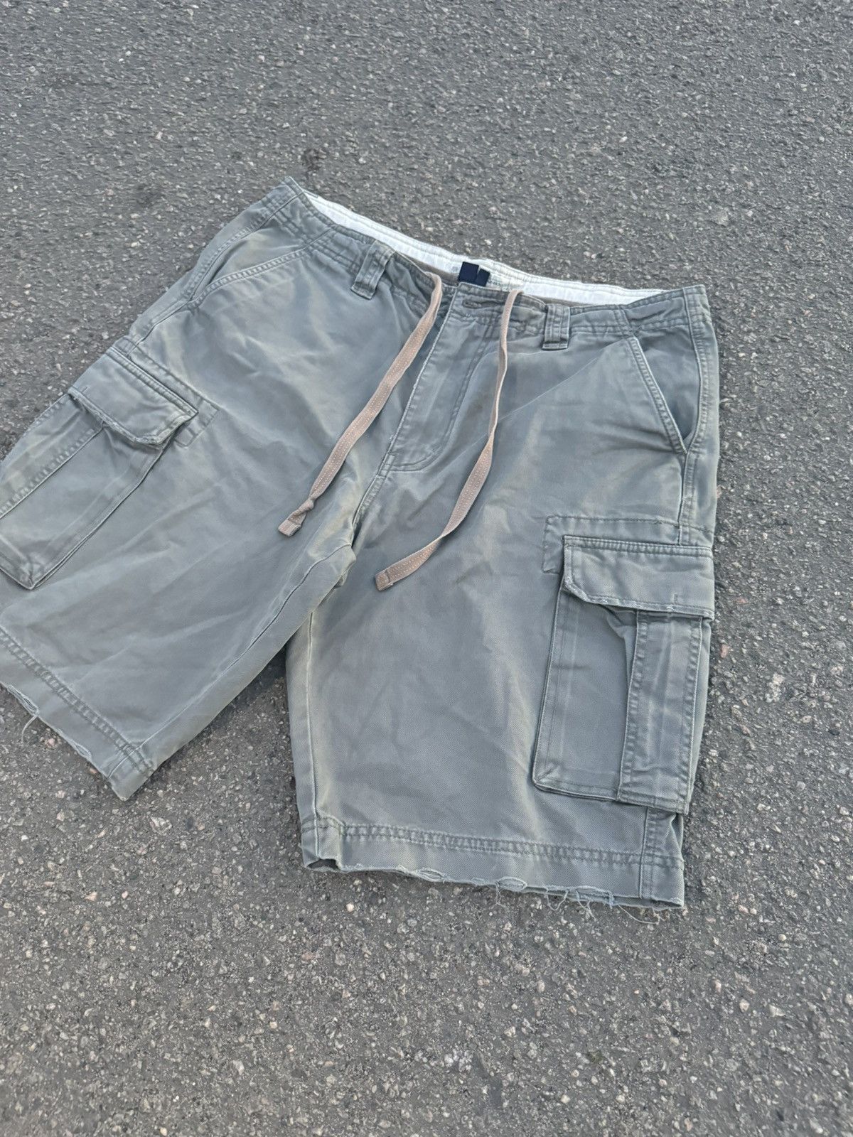 Japanese Brand × Vintage Vintage Y2K Maine Cargo Owens Style Baggy Shorts Size US 36 / EU 52 - 2 Thumbnail