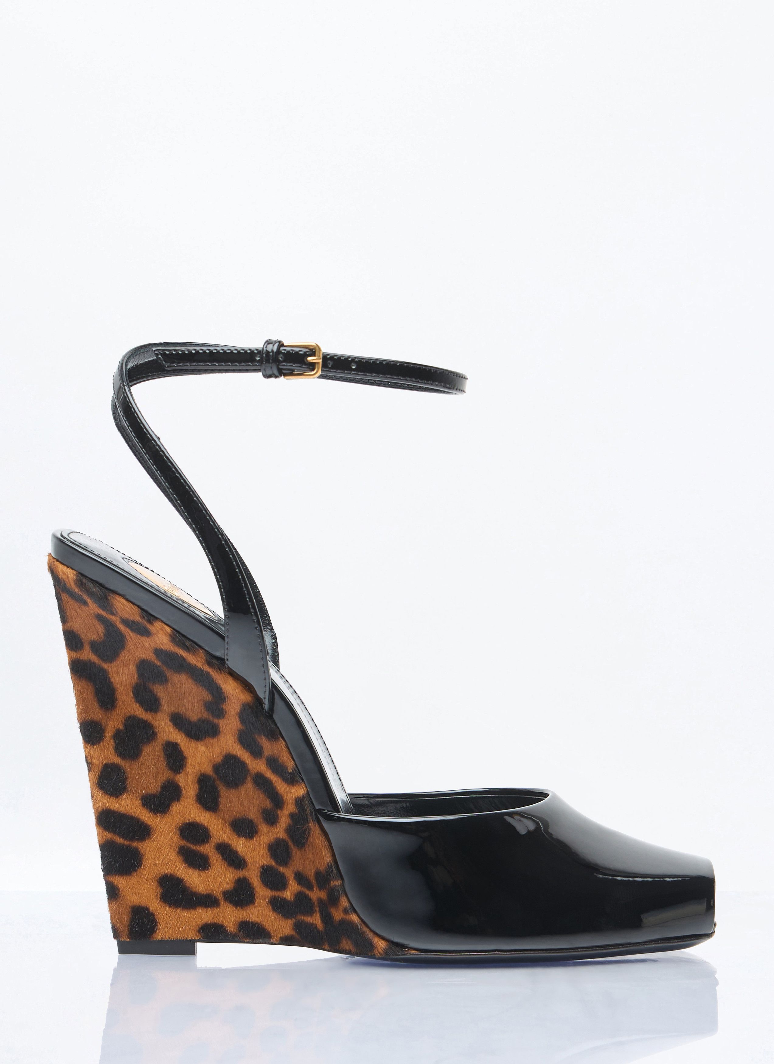 Saint Laurent Paris Le Scandale Wedges Size US 11 / IT 41 - 1 Thumbnail