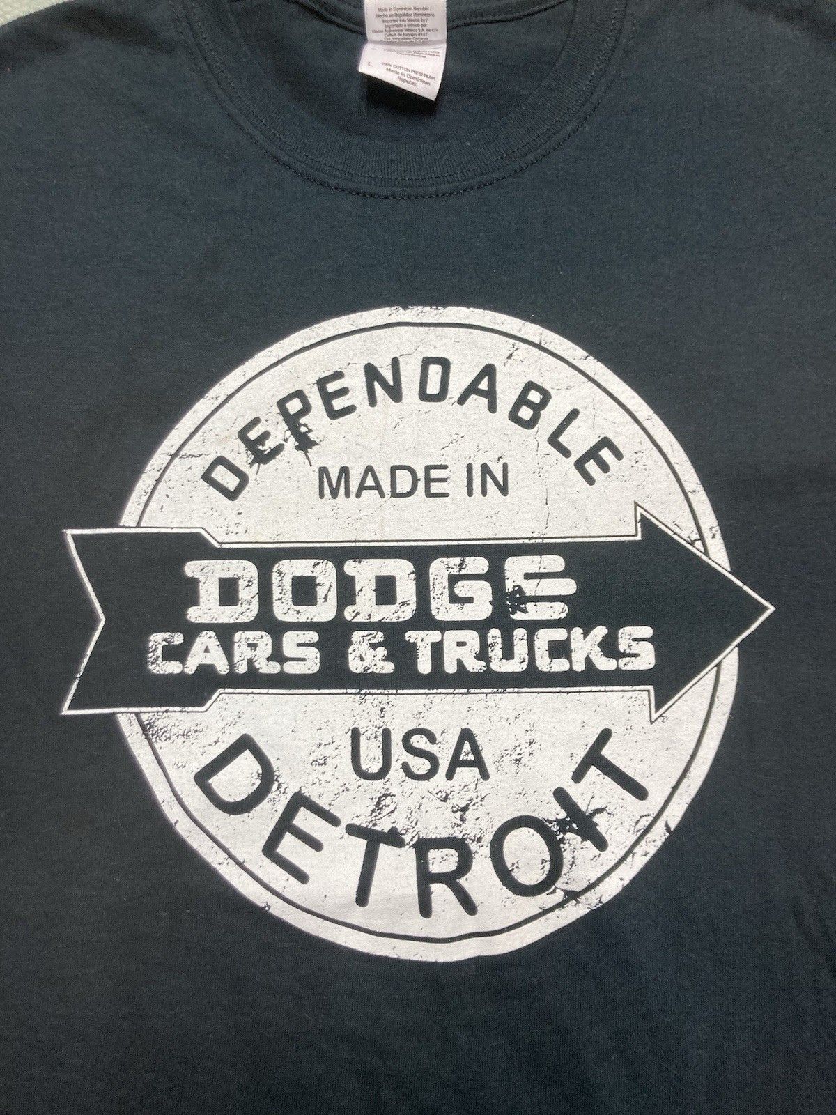 Vintage Graphic t shirt dodge cars trucks Detroit y2k automobile L Size US L / EU 52-54 / 3 - 2 Thumbnail
