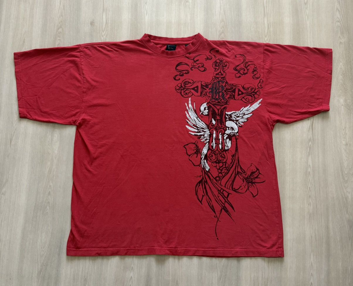 Vintage Vintage Y2K Karl Kani Tee Sz 3XL Cyber Crunge Goth Size US XXL / EU 58 / 5 - 1 Thumbnail