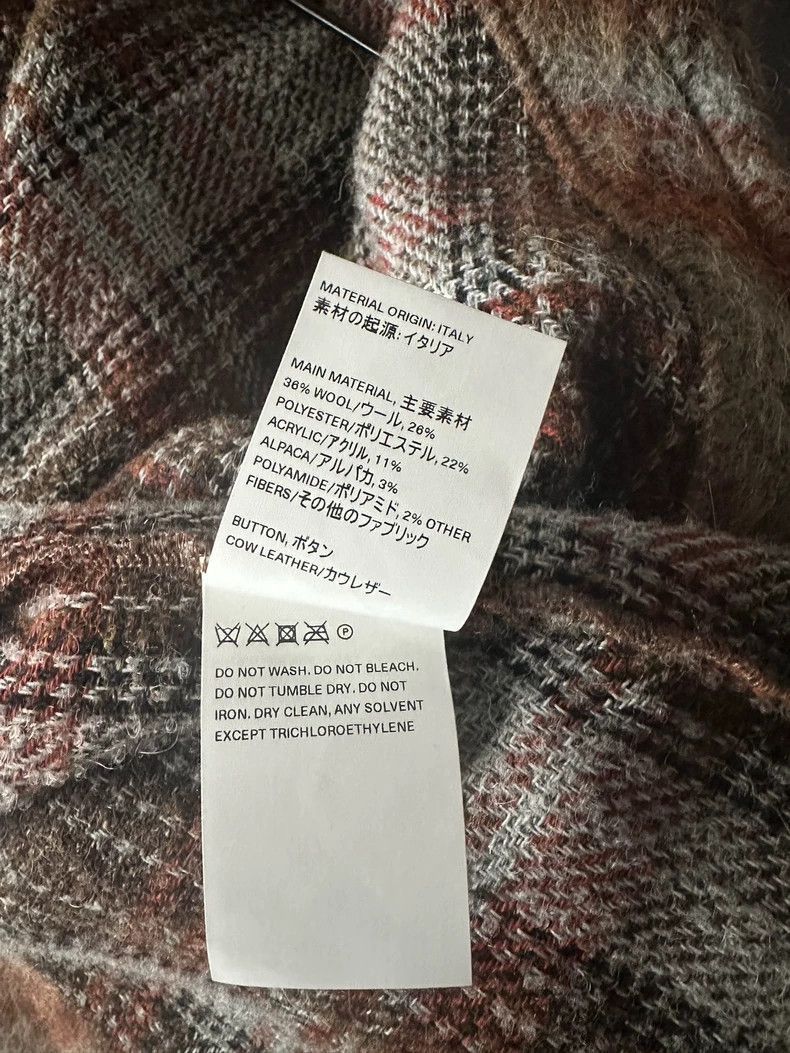 Our Legacy Our Legacy Our Legacy Wool Plaid Cardigan Sweater-2507 Size US L / EU 52-54 / 3 - 5 Thumbnail